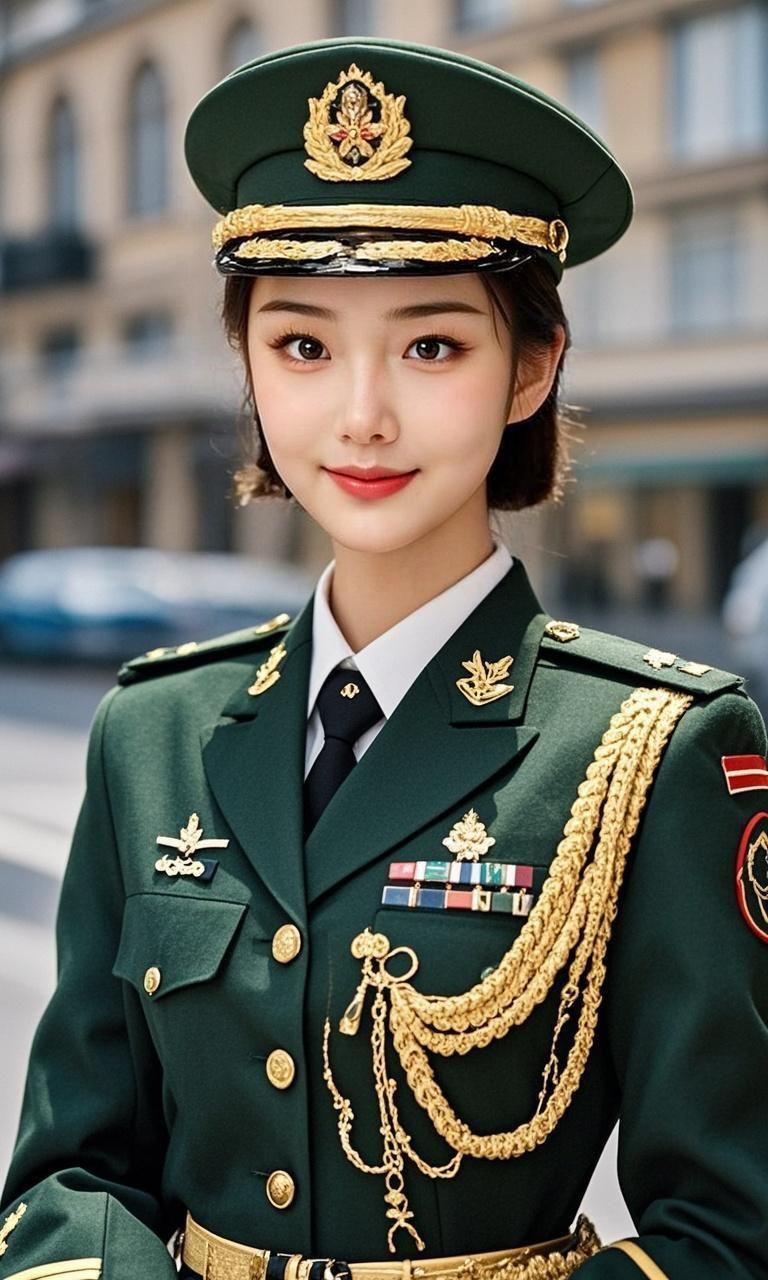 AI戎装英姿