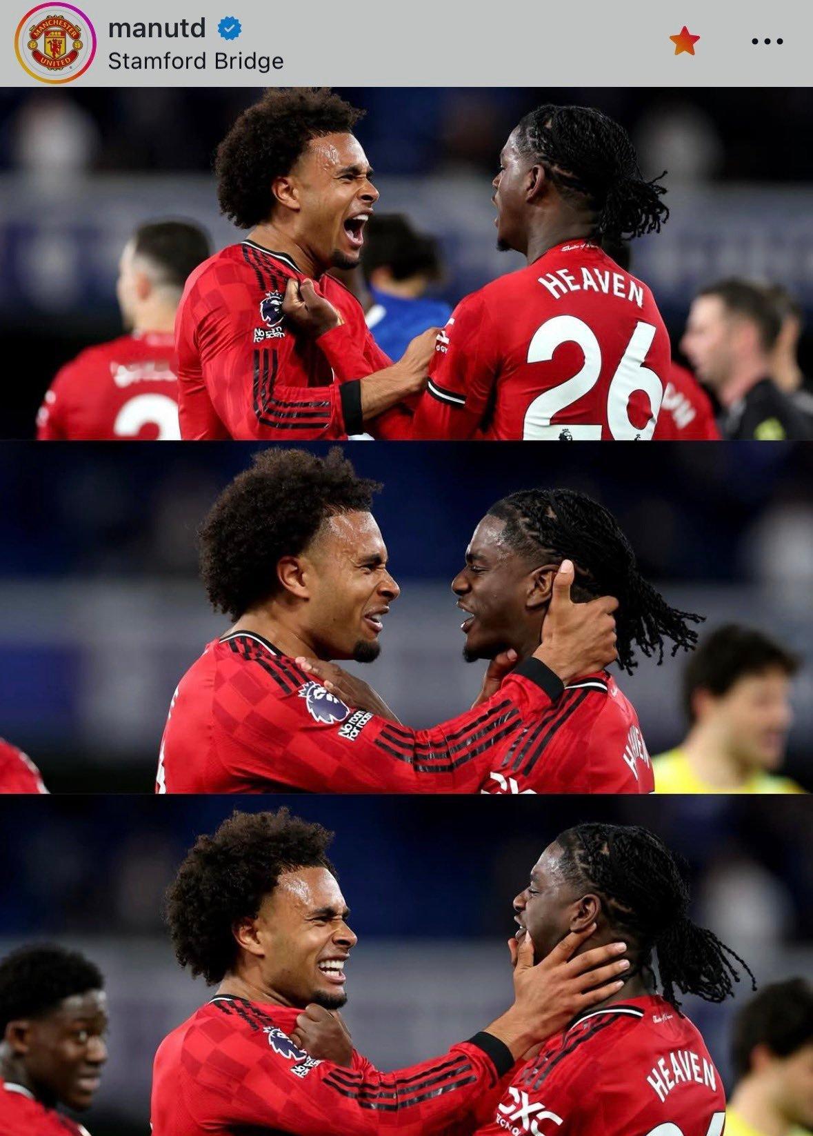 曼联官方Instagram曼联切尔西0比1曼联