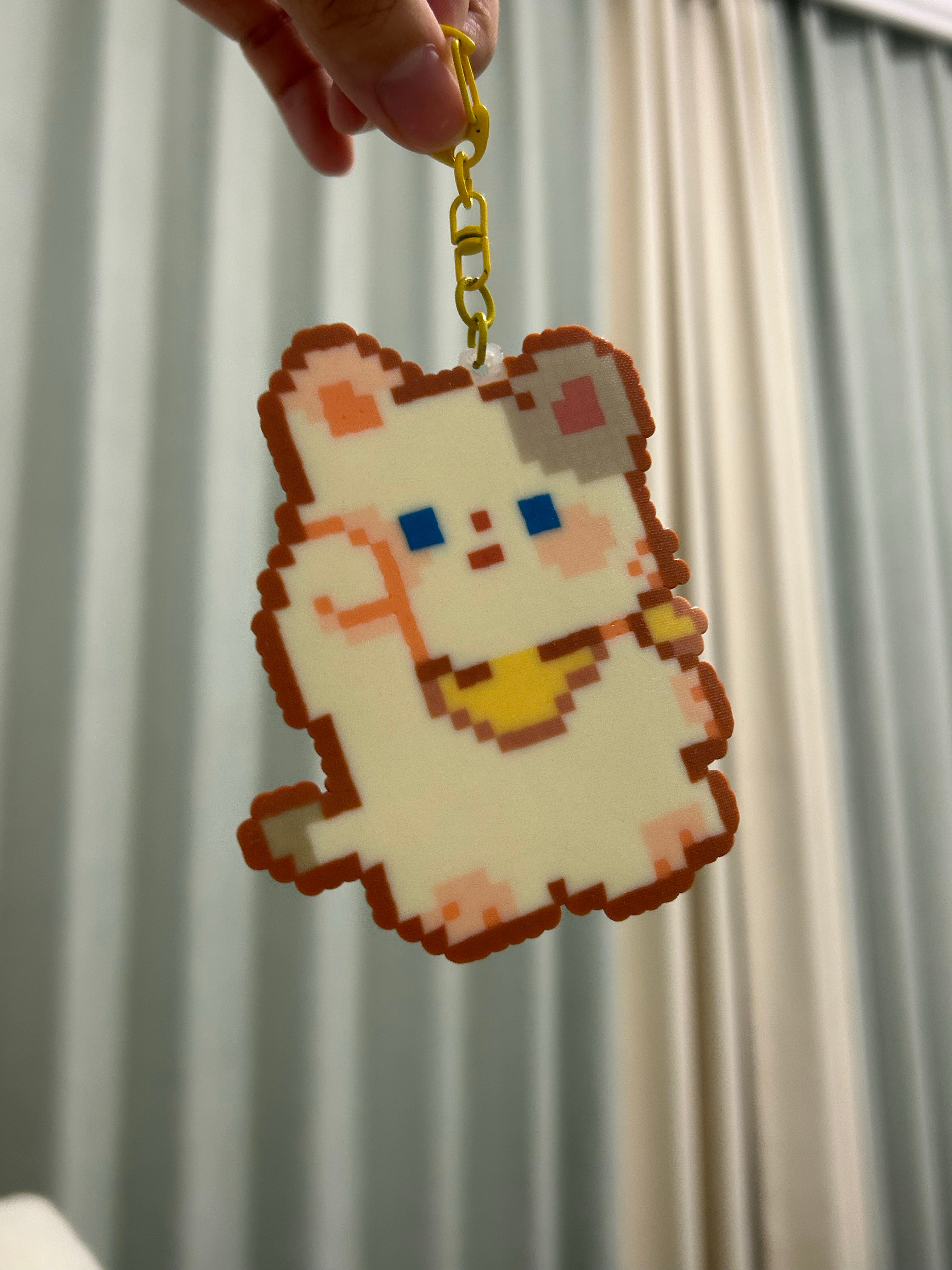 哇哦 好朋友送的拼豆猫猫 手残党狂喜 