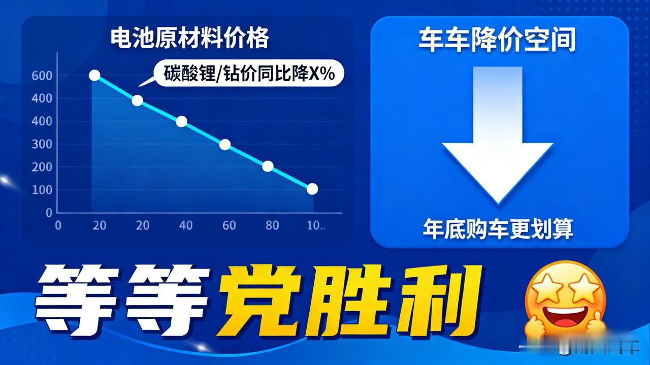 下半年价格战会更惨烈

电池原材料价格持续下跌，给车企留出了更多降价空间。

等