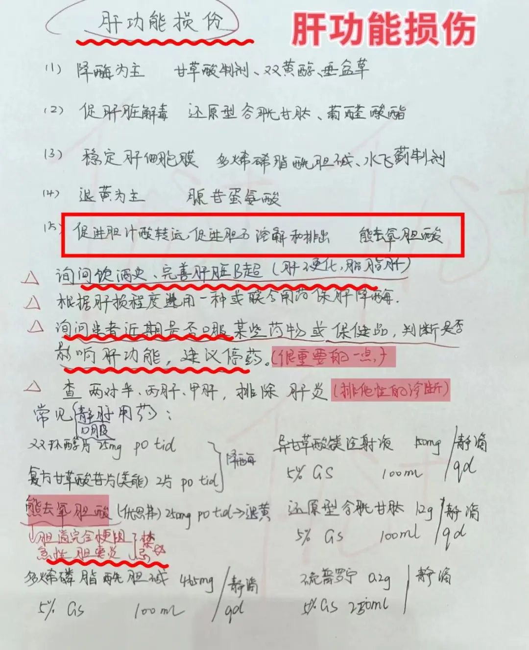 值班规培遇见肝功能损伤