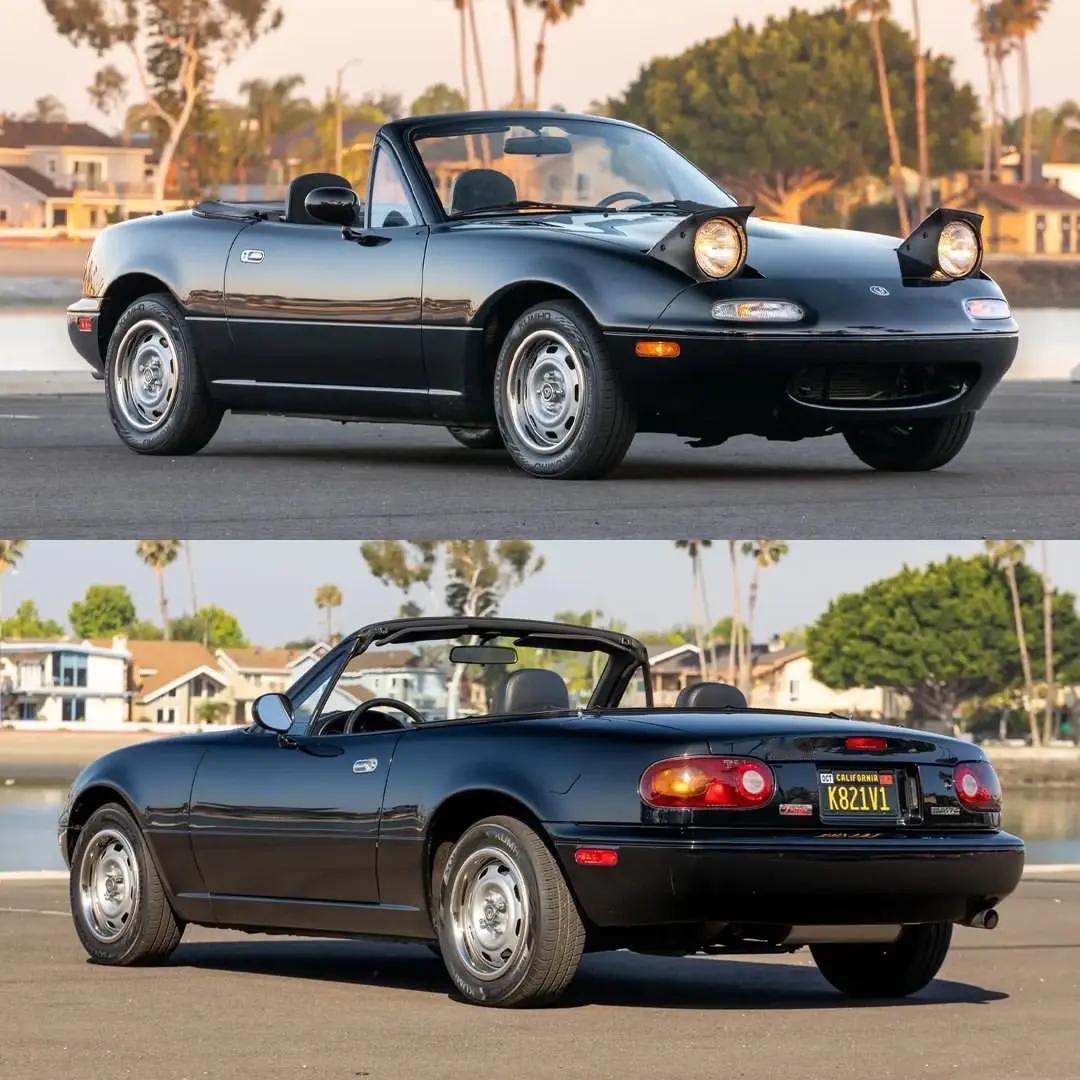 1995款MX-5。如果一台跑了30年的敞篷小跑车，如今依然只显示约1.1万英里