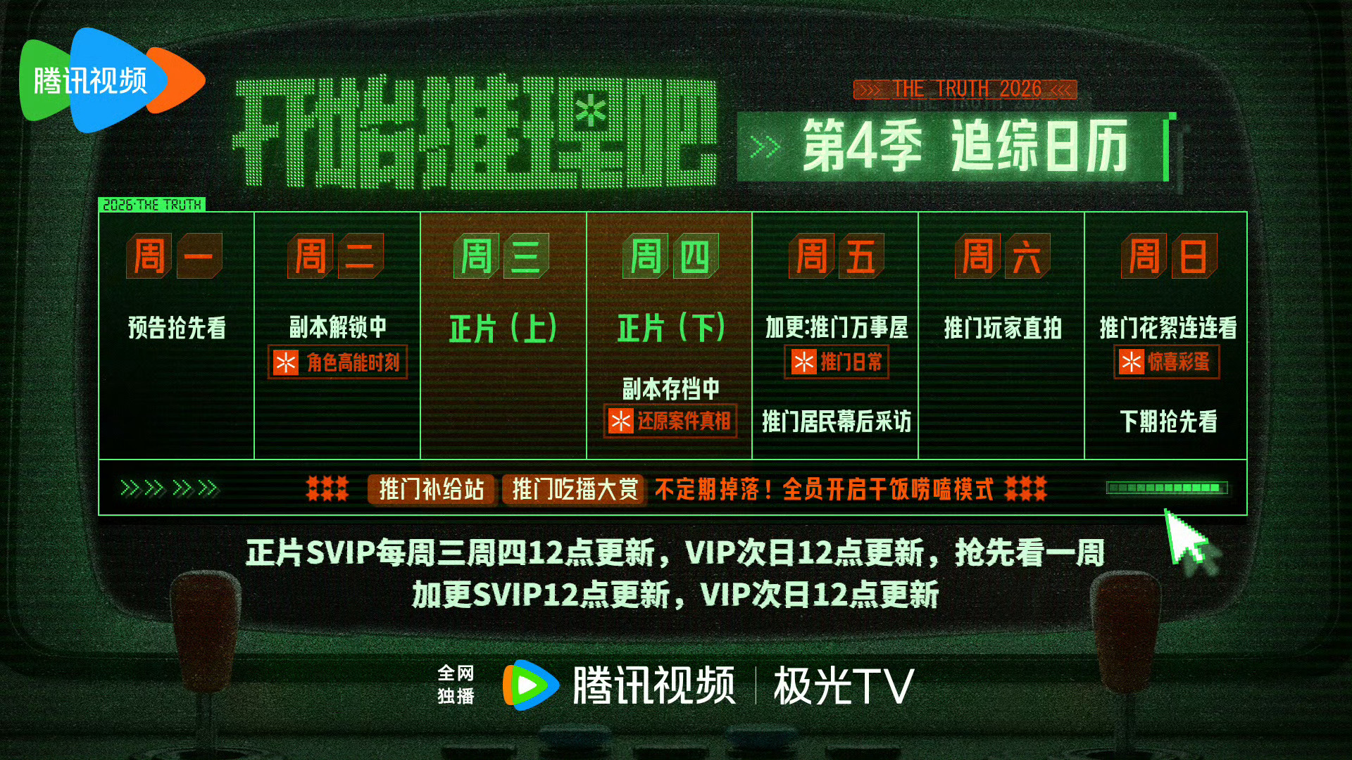 好好好！一周七天将全部被这个开推承包高sir安心沉浸拍戏粉丝先品味宇宁在节目里的