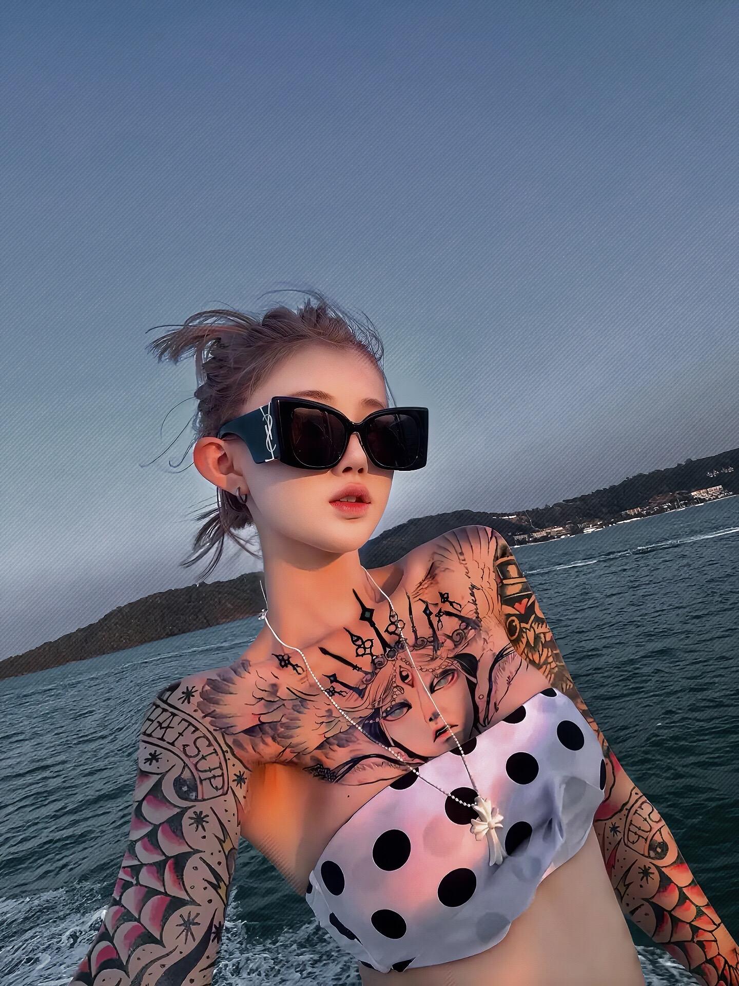 我也有个花臂梦 奈何家父略懂拳脚.