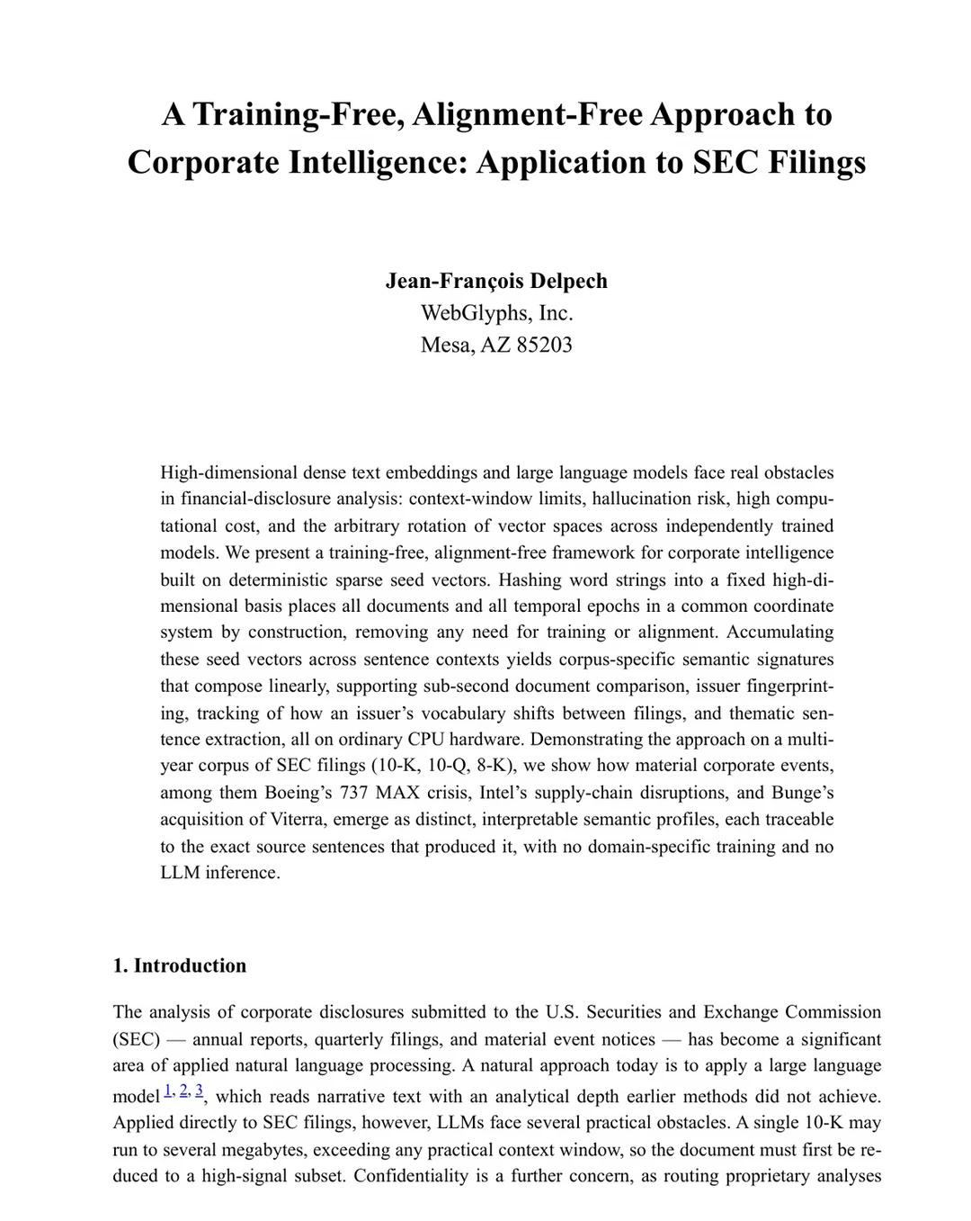 不训练模型，普通电脑秒读财报😱
arXiv 最新论文速递（2026-09-13