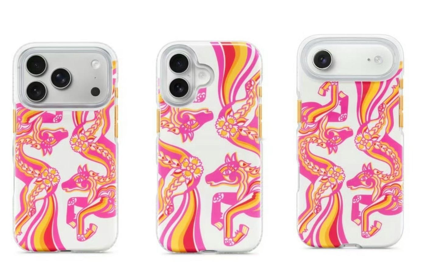 苹果马年手机壳449元 色彩挺鲜艳，适合女生，买了银色或白色手机的可以看看。我买