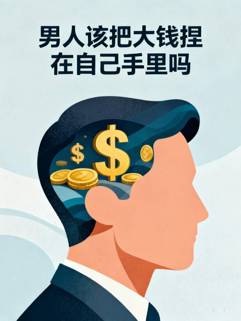 男人该把大钱捏在自己手里吗？我觉得很有必要。
年轻时，不少男人觉得夫妻一体，钱放
