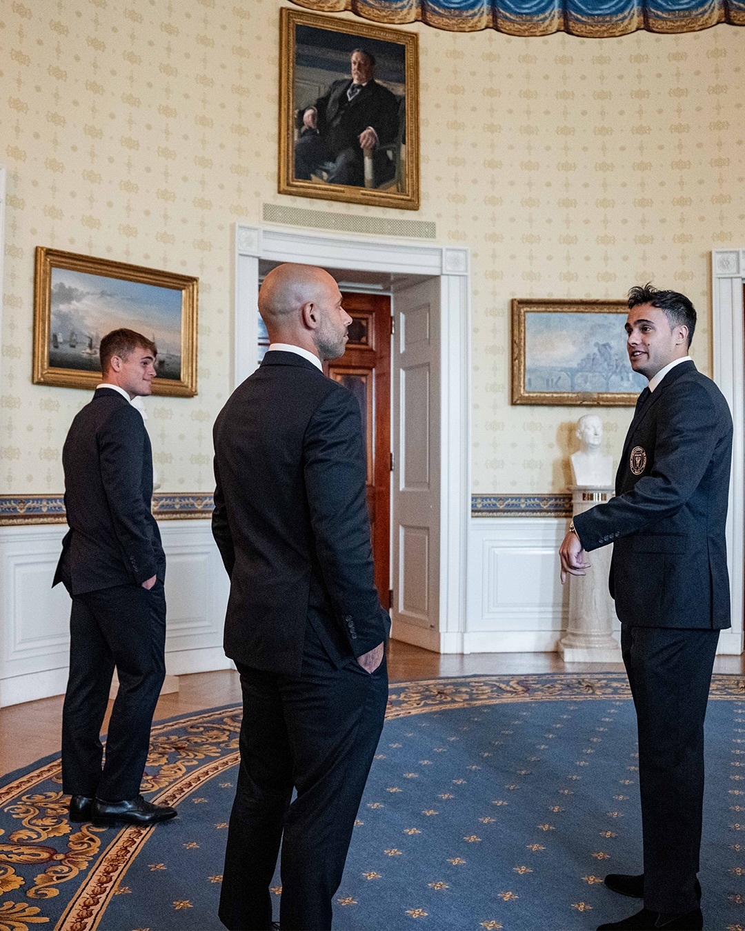 迈阿密国际官方：感谢白宫本周接见我们——2025年美国职业足球大联盟冠军，并与俱