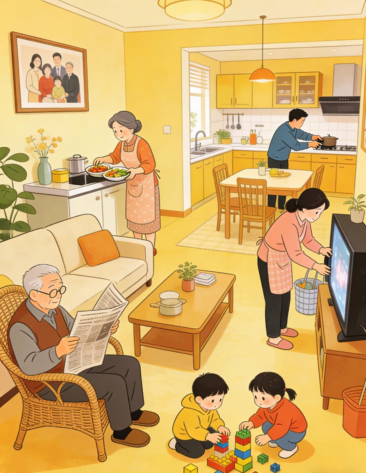 年轻人与老人同住vs分开住：代际居住选择的现实考量

两种选择的合理性

年轻人