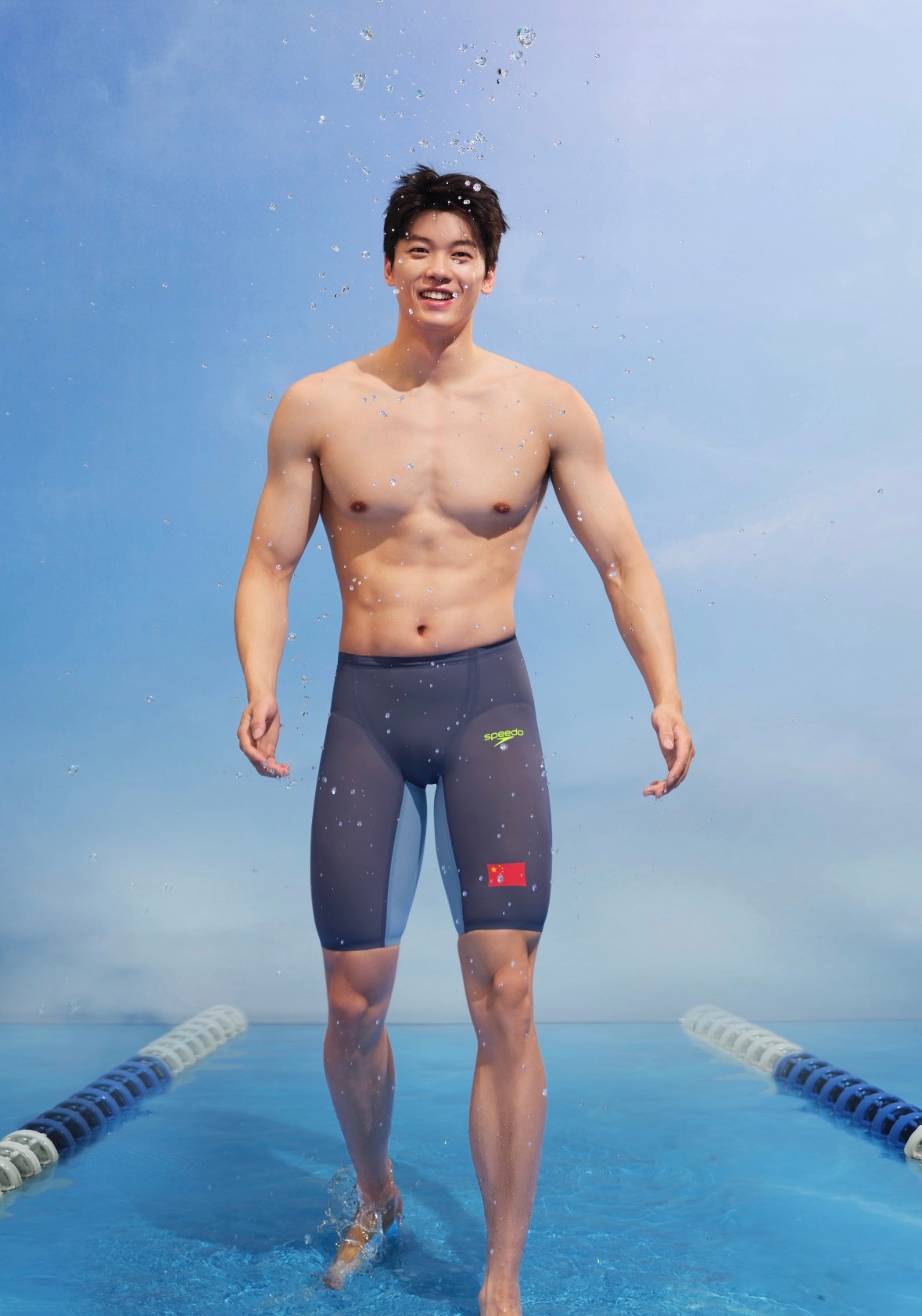 Speedo的摄影师放出的照片三张汪顺0211生日快乐