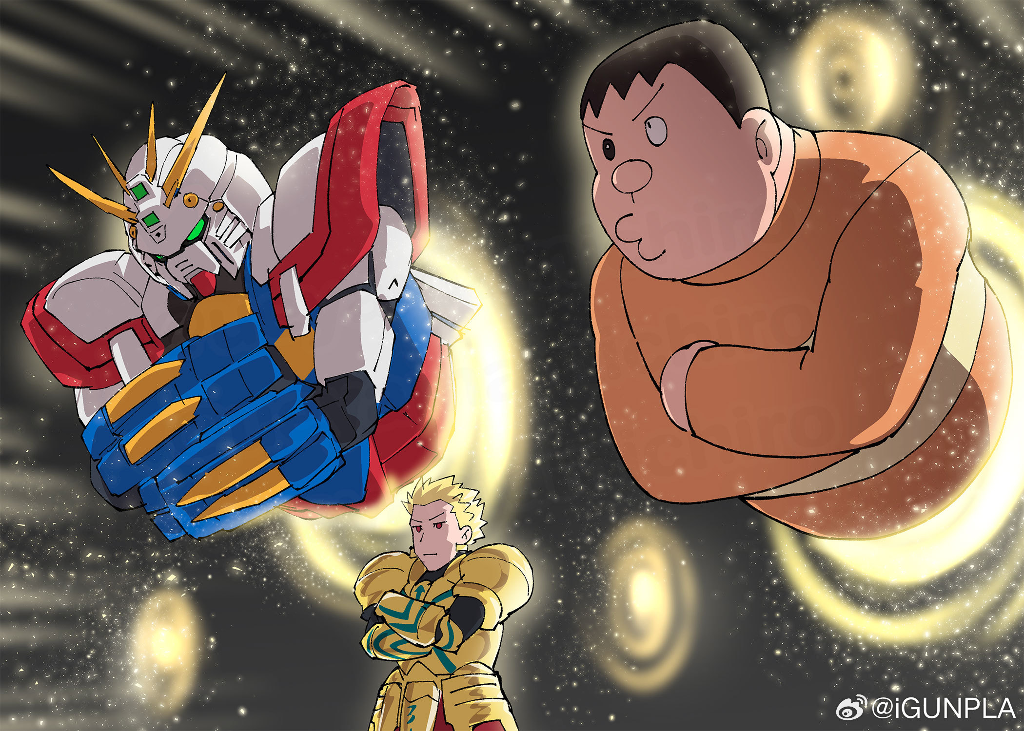 金闪闪用出两大压箱底宝具还会输？？！！高达