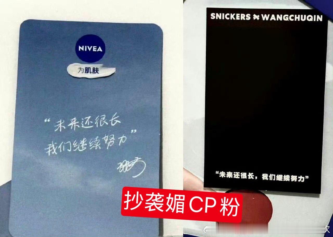 努力媚CP粉，又是产品和周边数量搞小巧思，又是抄袭女搭档的代言周边，最后结果仍然