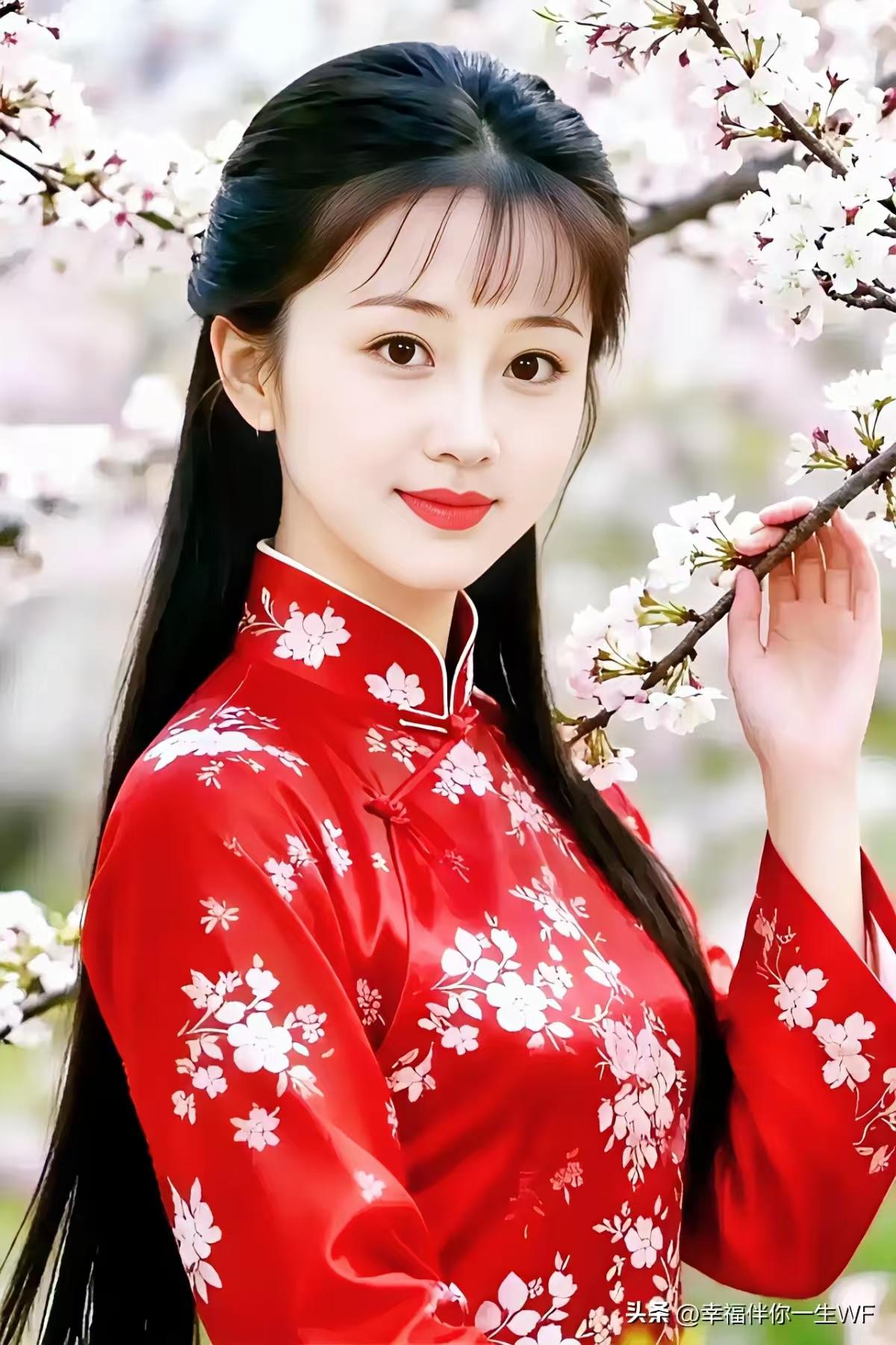 天净沙·浅春赏桃
浅春树下桃浓，
素手拈蕊情融。
且等风传燕踪。
岁时同梦，
此