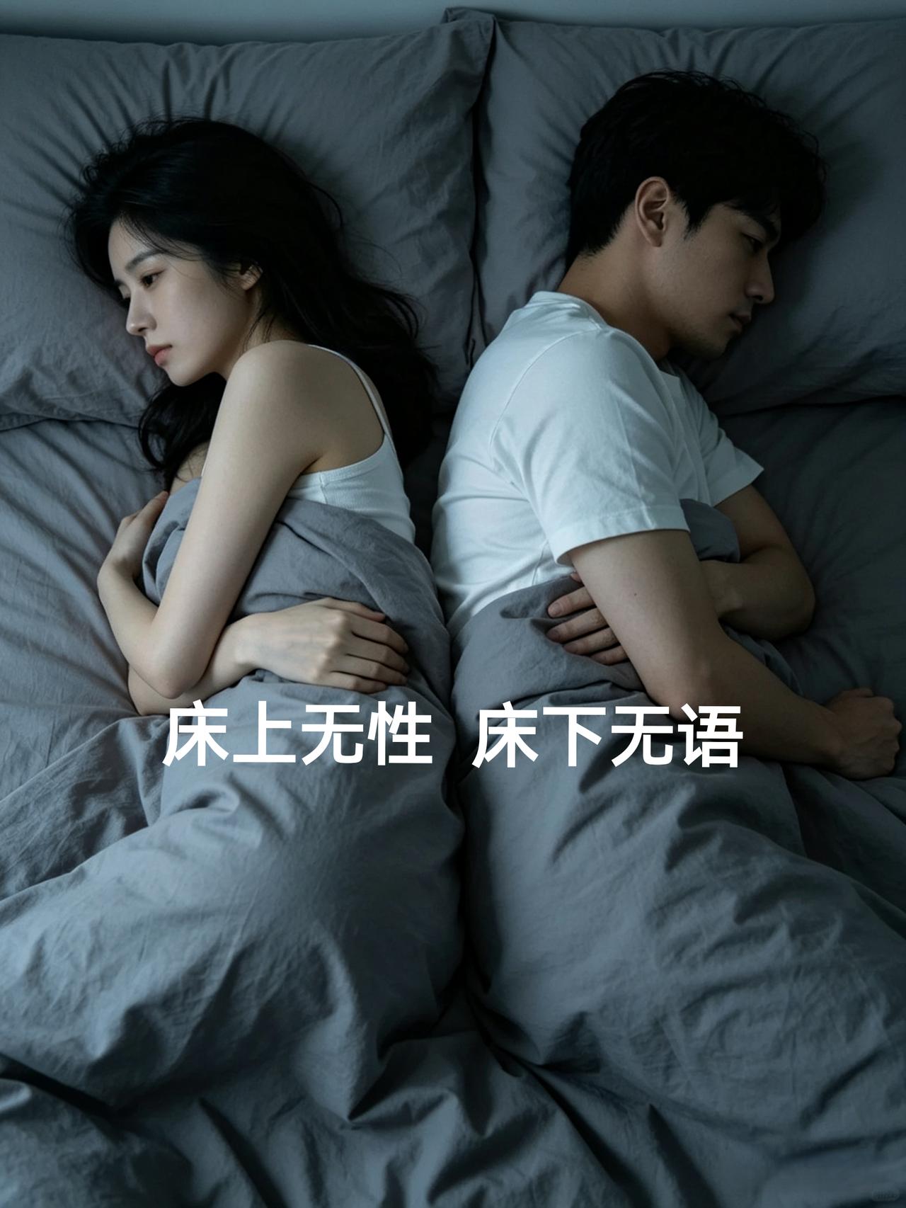 1、床上无性，床下无语。

2、有事说事，没事基本不联系。

3、晚上偶有的夫妻