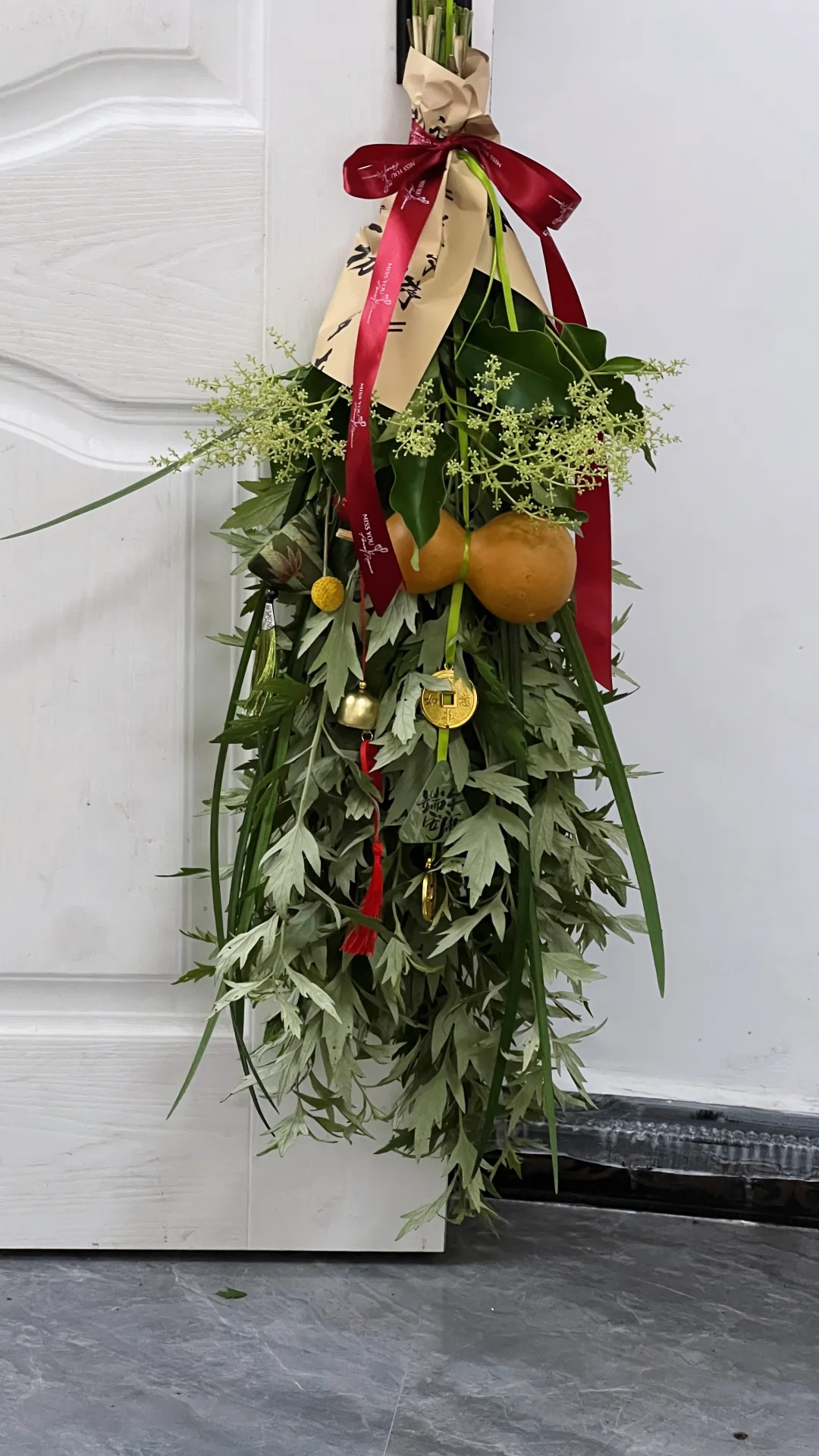 端午节艾草门挂