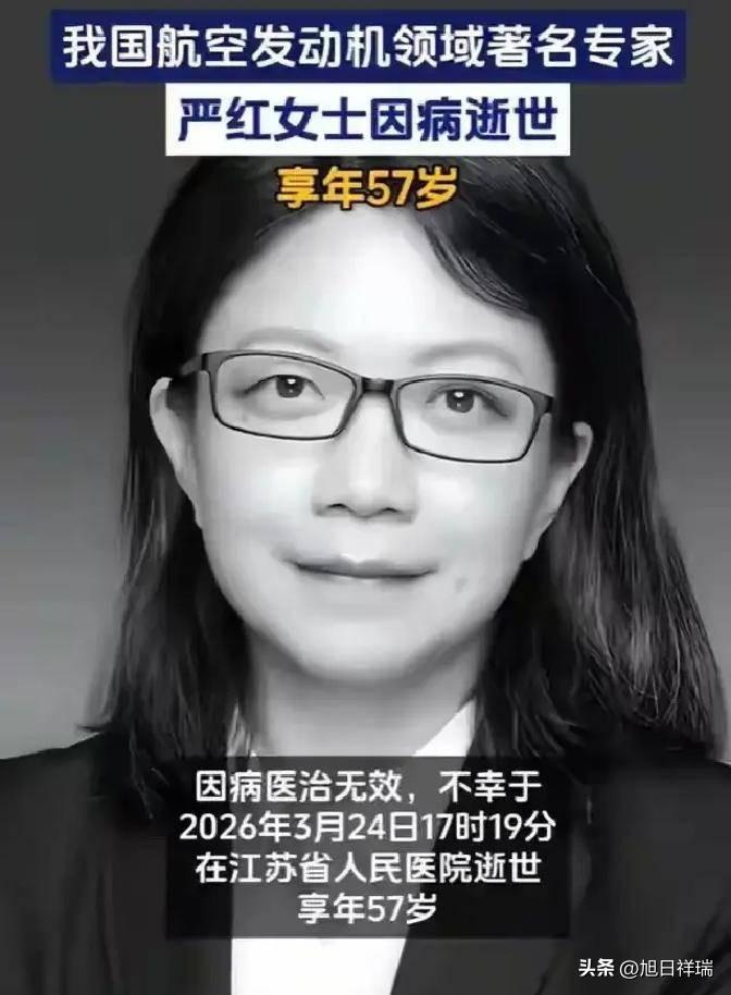 西工大57岁女博导严红病逝，她是美国航空学会副会士，扔下高薪回国16年，死磕航空