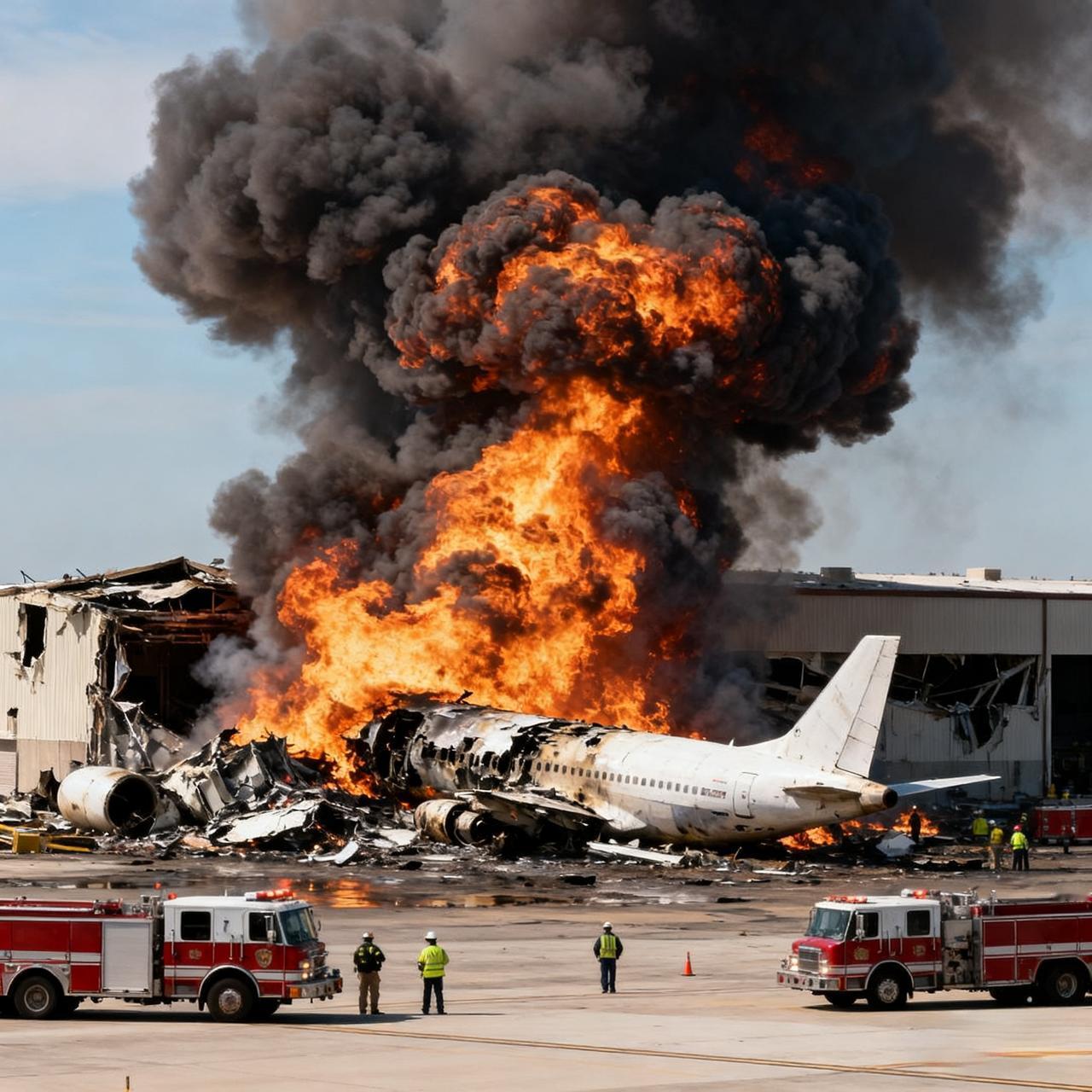 美国货机坠毁致3死11伤！34年机龄+28万加仑燃油，目击者：引擎冒火直扎物流仓