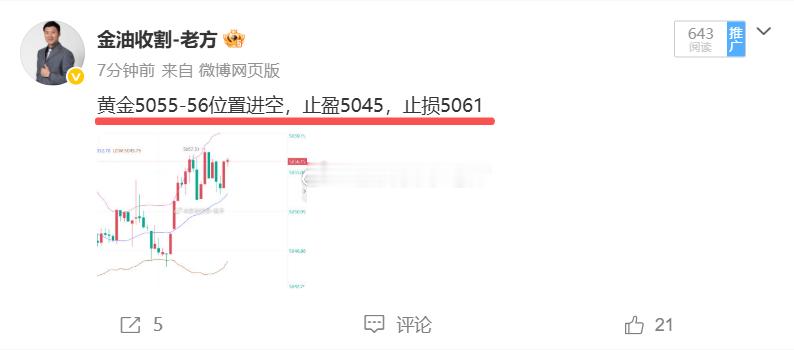 多说无益，我的兄弟5056-55空单截止当前5042成功分批斩获130-120点