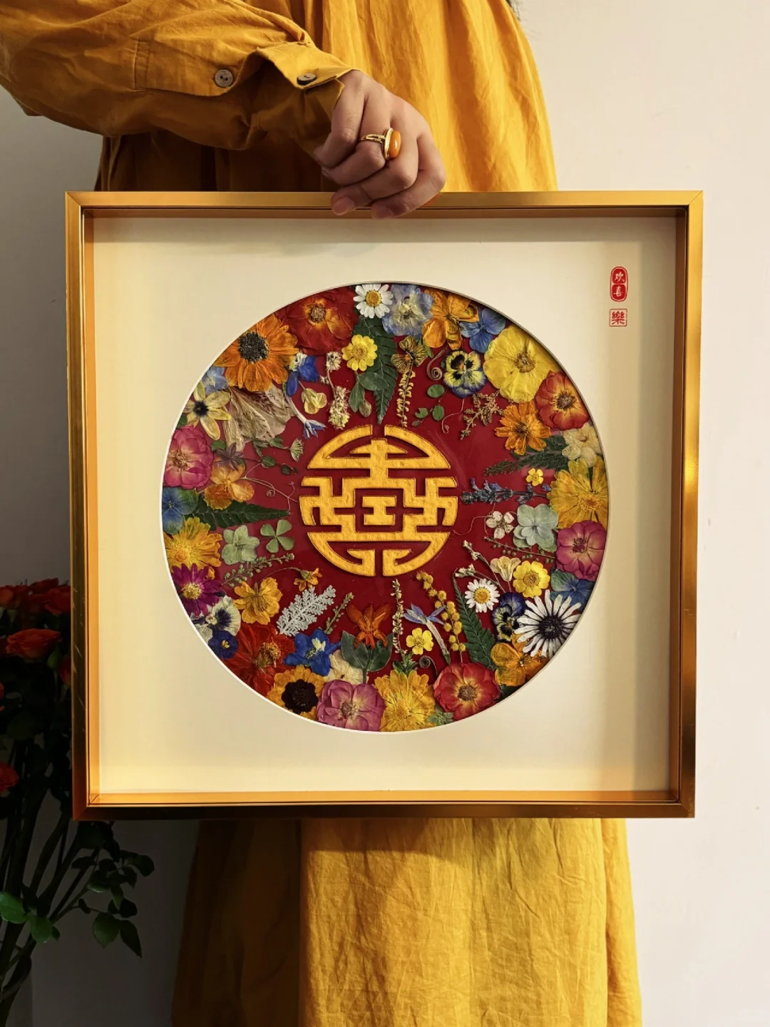 过寿贺礼 🎁掐丝珐琅和定制压花