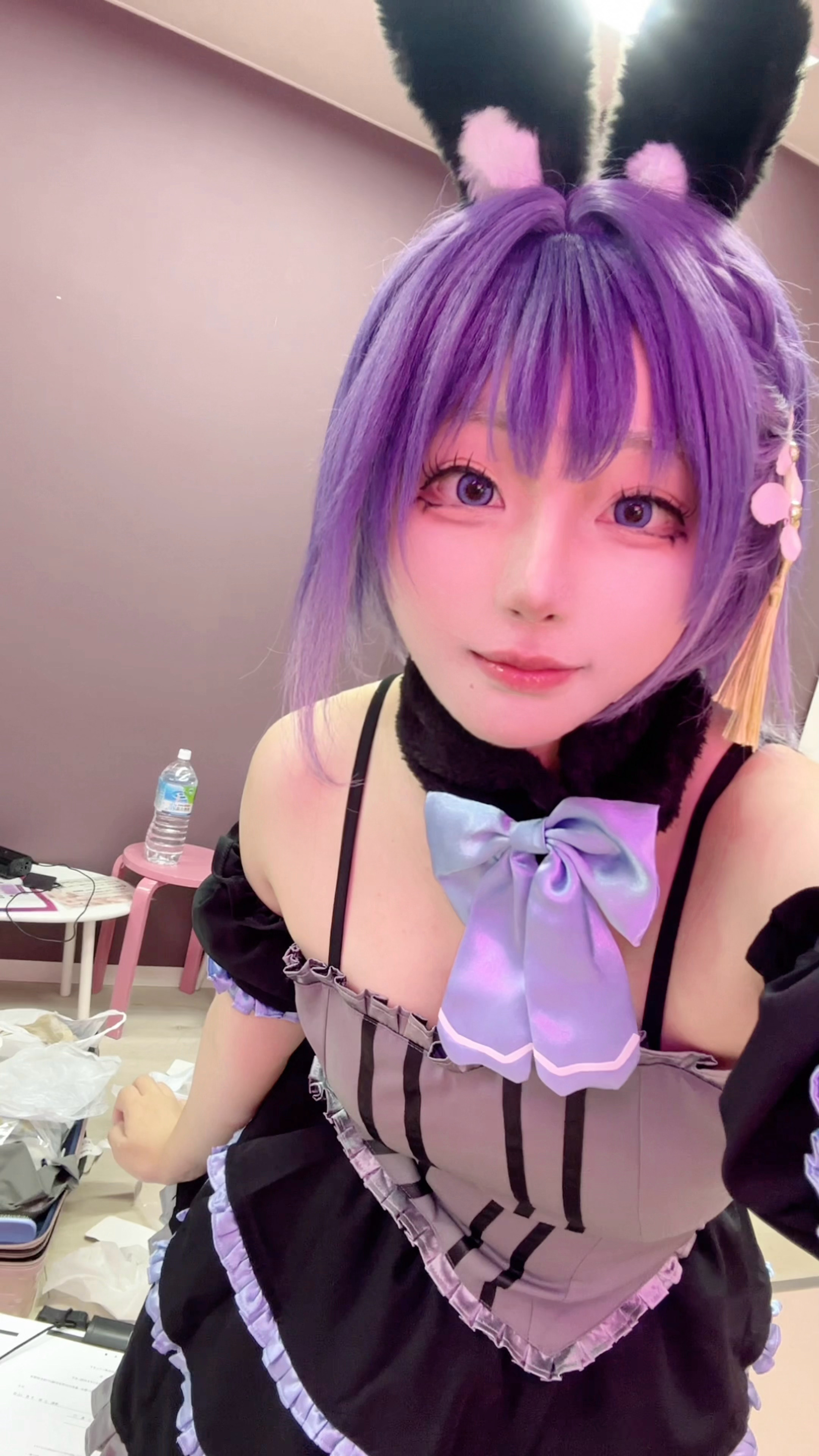 今天是兔兔🐰也是刚刚到家还没吃饭[跪了] ​​​