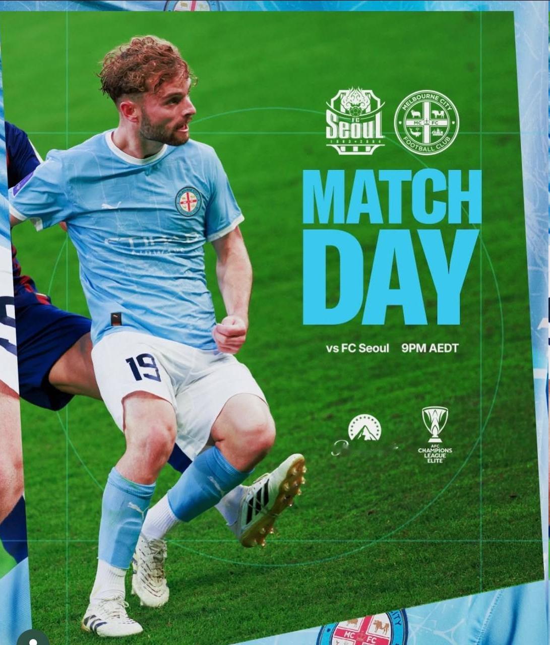 亚冠早场瞄一眼，搞个比分玩玩心态！首尔节奏像老干部，稳；墨尔本像隔三差五迟到的小