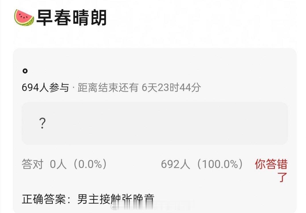 现偶巨IP《早春晴朗》，男主接触张晚意栾念是标准的职场精英，人设是毒舌大魔王，你
