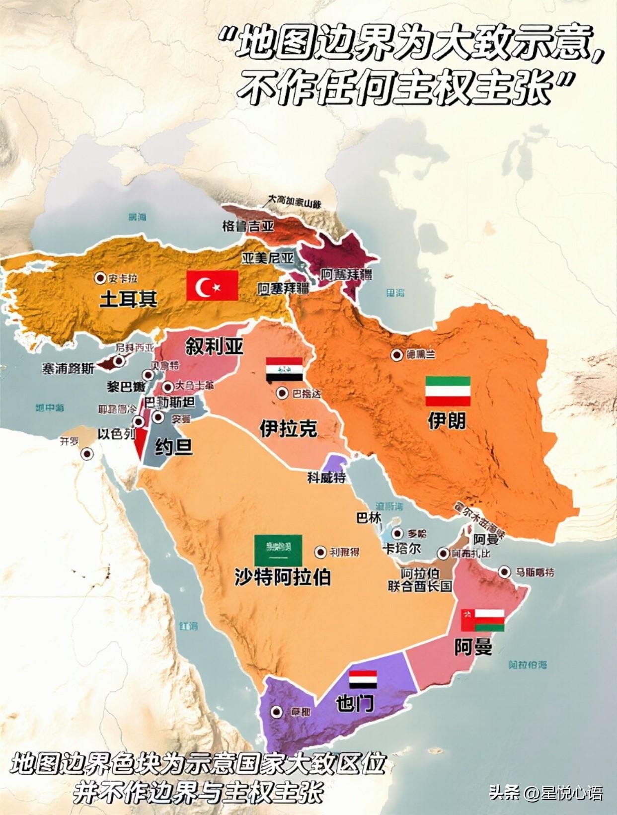 一张地图看懂，伊朗的战略位置是真的绝，老天爷赏饭吃的地界！

它北边挨着里海，南