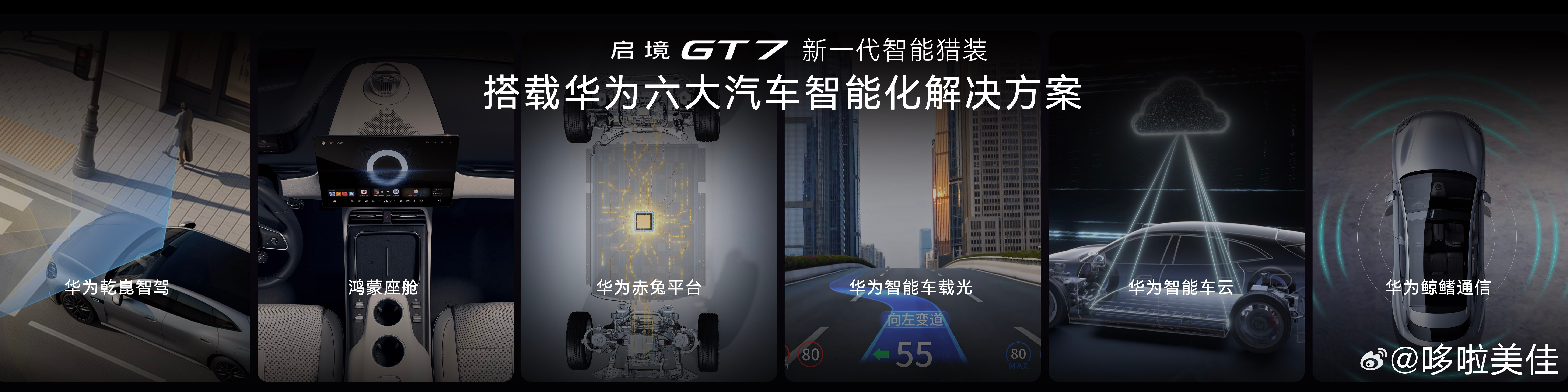 启境GT7华为乾崑满配 启境GT7搭载六大华为最新技术，包括华为乾崑智驾、华为鸿