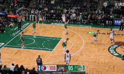 马克西晃倒对手！Game Over76人vs凯尔特人