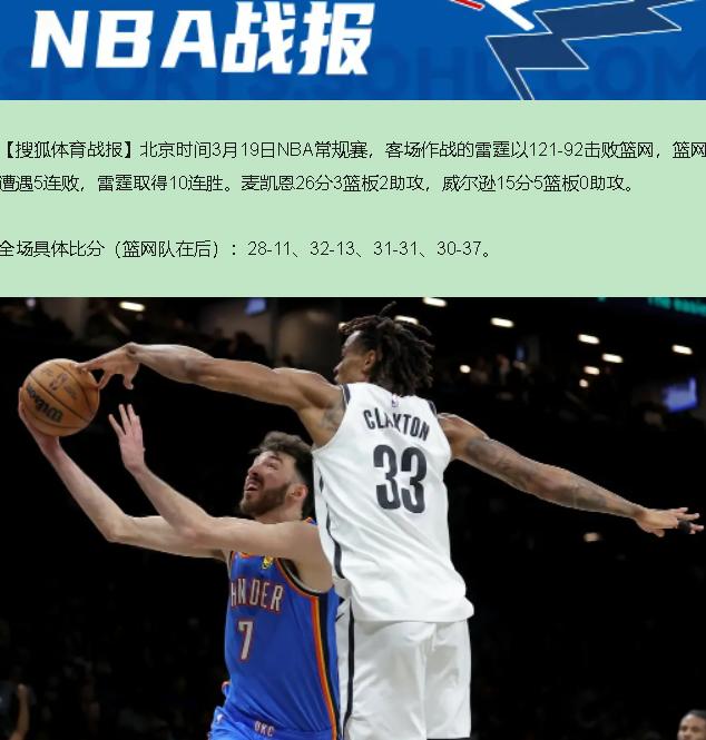 谁说雷霆赢球没价值？我看这球打的是**底气**！

十连胜，全网开始唱衰："打个