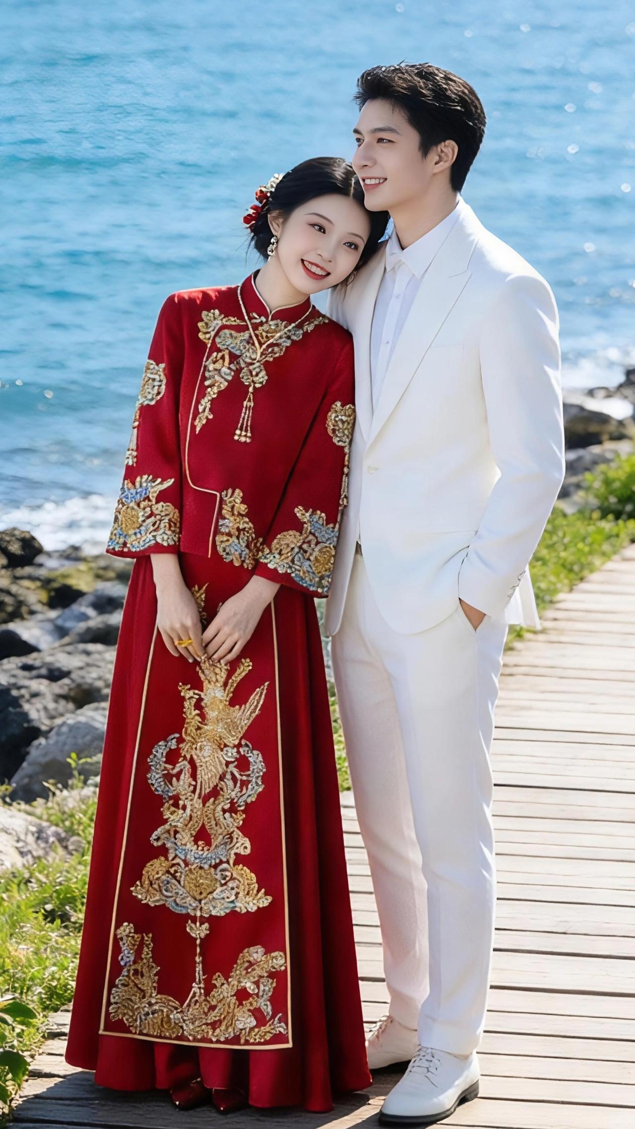 高级感穿搭 新年穿搭 礼服 新中式穿搭 秀禾服