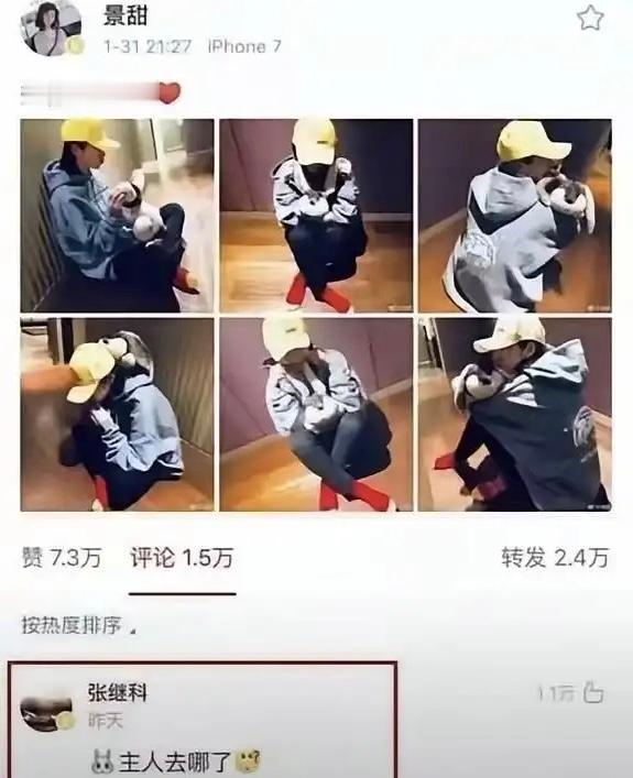 看了景甜和张继科的对话：景甜喜欢被重视，不是当主人，就是妈妈她在孙宇晨面前，是妈