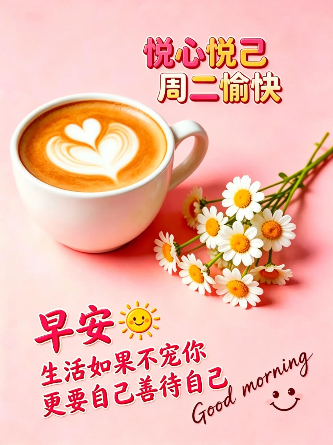 🌸💖老朋友，早安，六月一下子就过去了，日子过得很快。天气越来越热了，出去办事