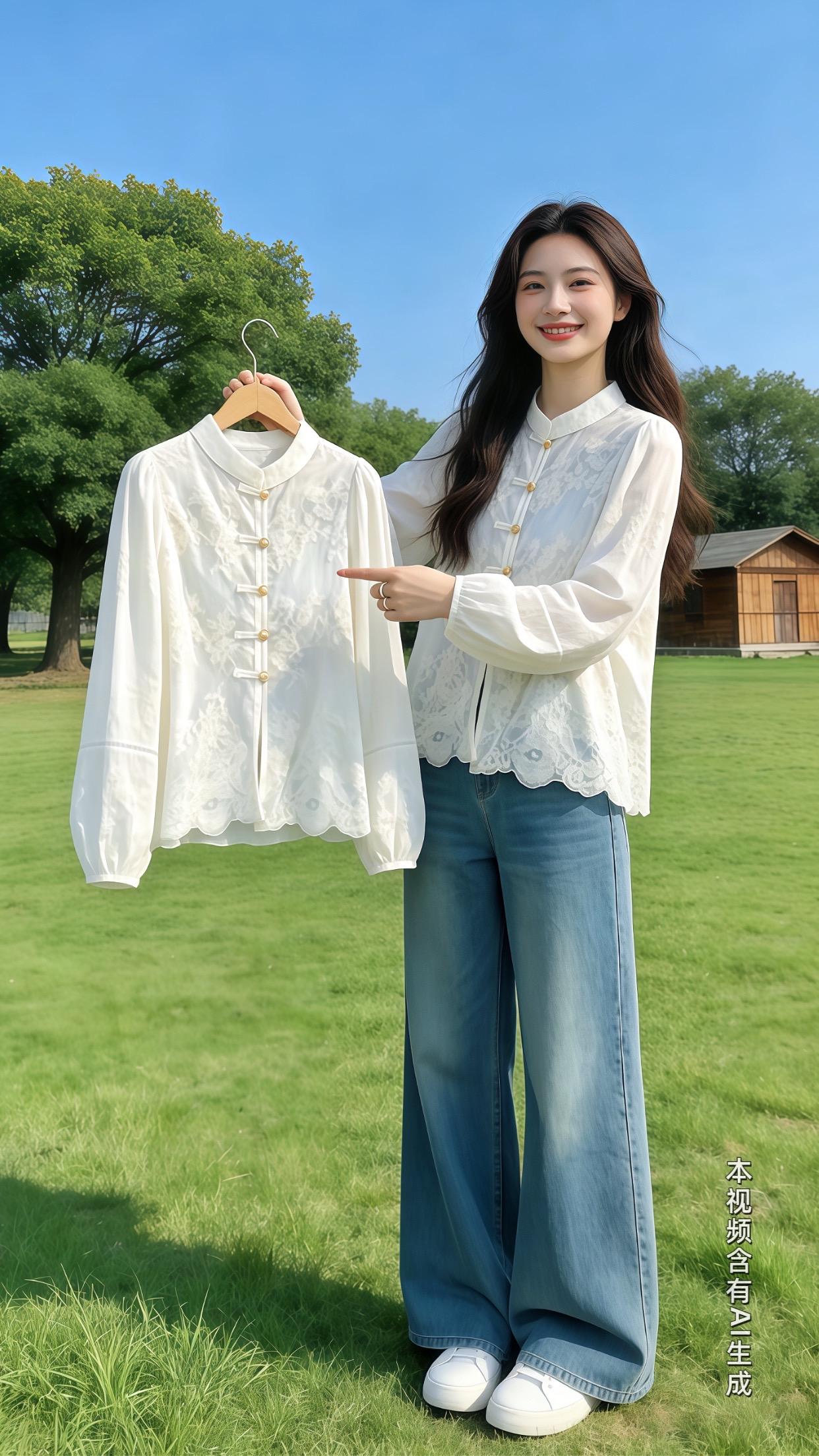 简单提气质的春夏穿搭 夏天就爱干净清爽的浅色系 新中式穿搭 春夏出游不...