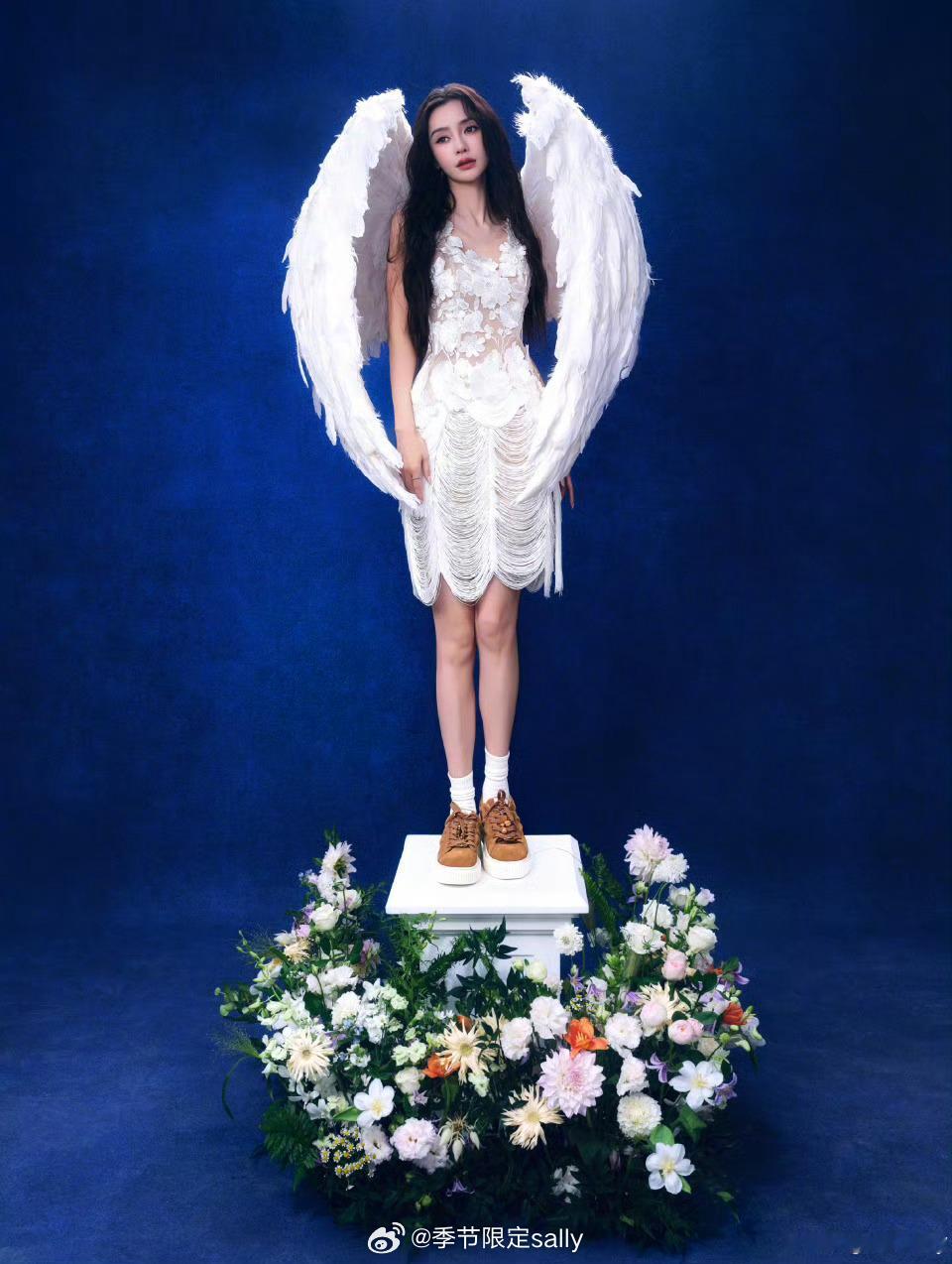 Angelababy翅膀人生四格，这组美成啥了啊 