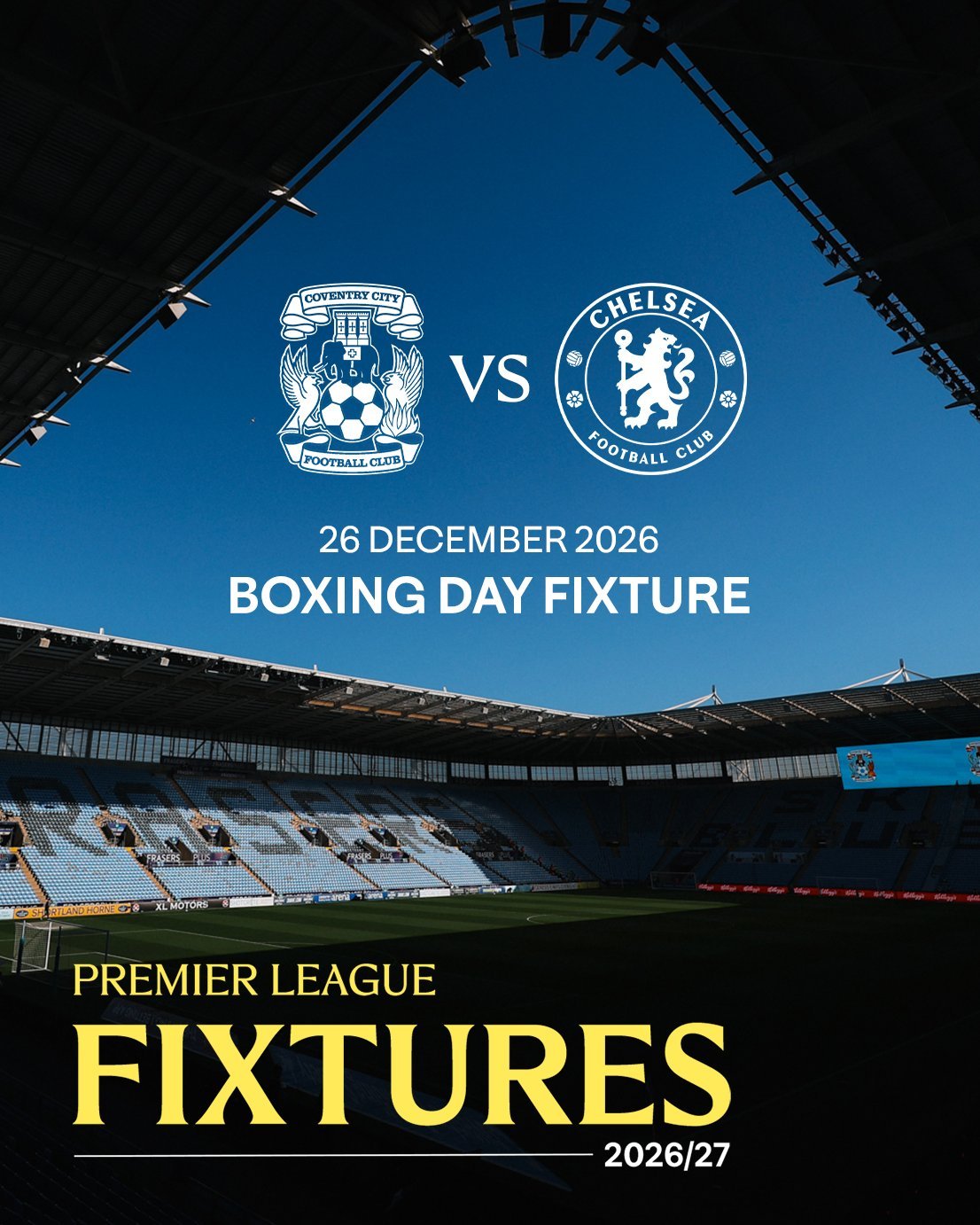 切尔西官X：We'll travel to face Frank Lampard