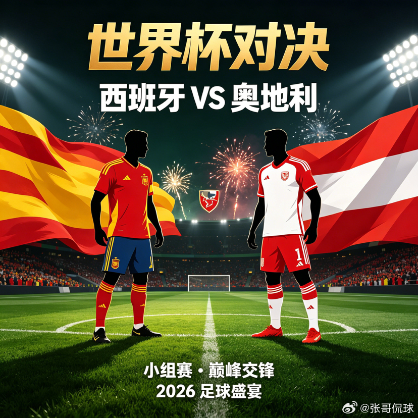 美加墨世界杯 传控斗牛士迎战铁血奥地利，淘汰赛首战暗藏冷门隐患西班牙🇪🇸vs