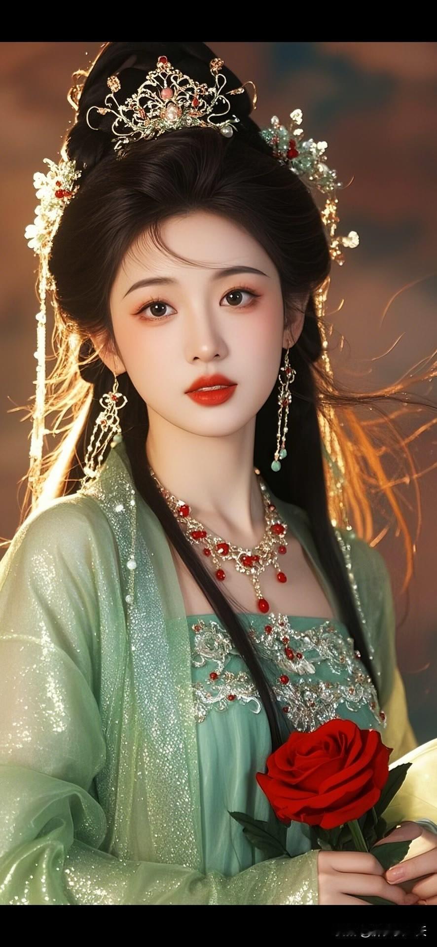 热爱可抵岁月漫长，温柔以待世间万物，心中有爱眼中有光。美女人像群 高清美女