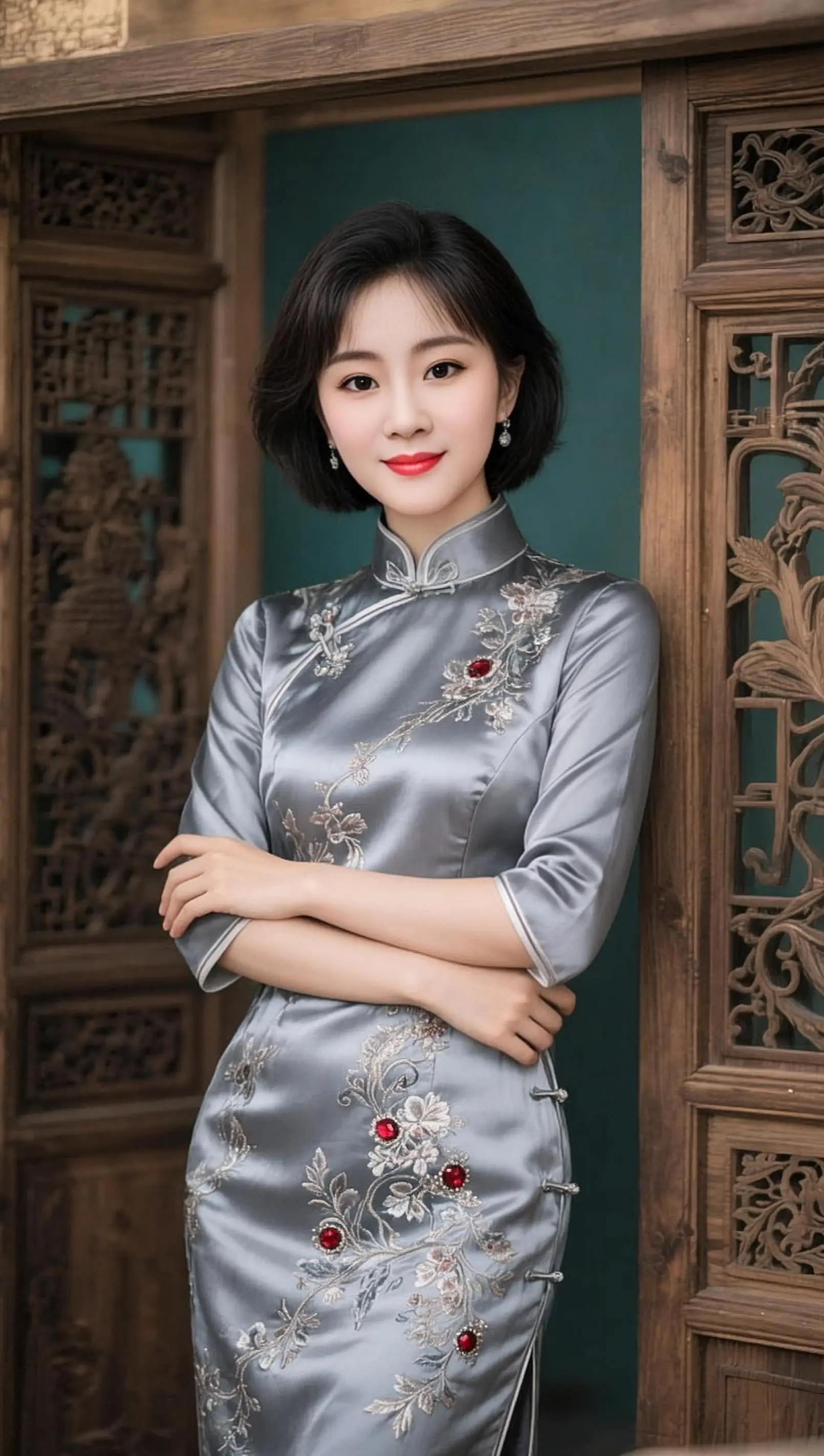 AI复古旗袍写真 ai创作