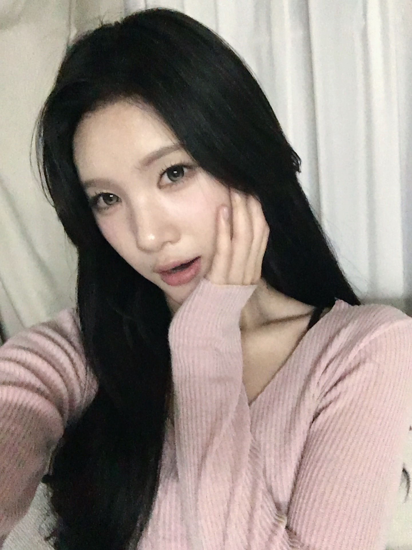 我终于等到了这套水蜜桃味满满的自拍