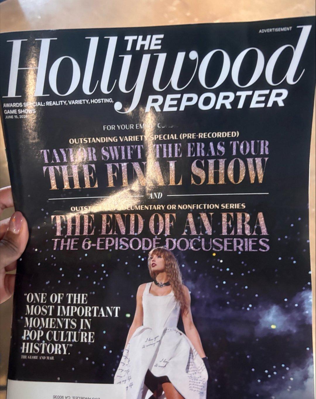 Taylor Swift登上在The Hollywood Reporter好莱坞