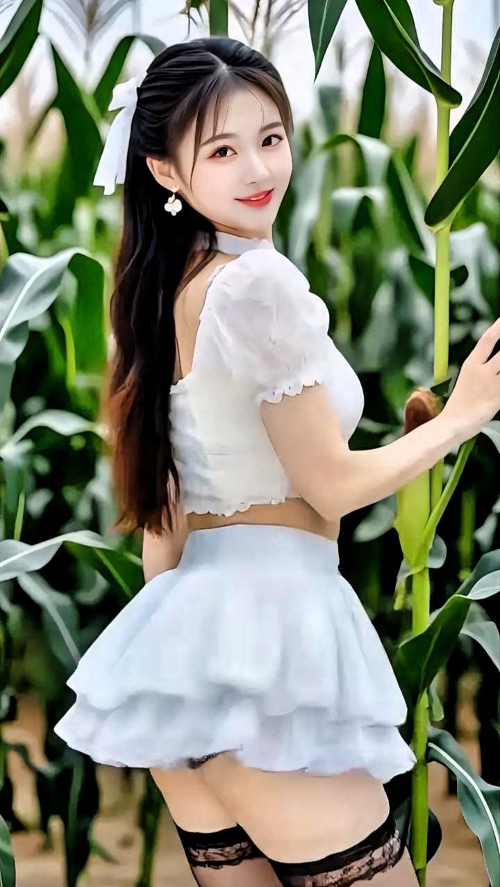 上联：玉衫进田迎秋景
下联：烟霞绕岸接仙乡