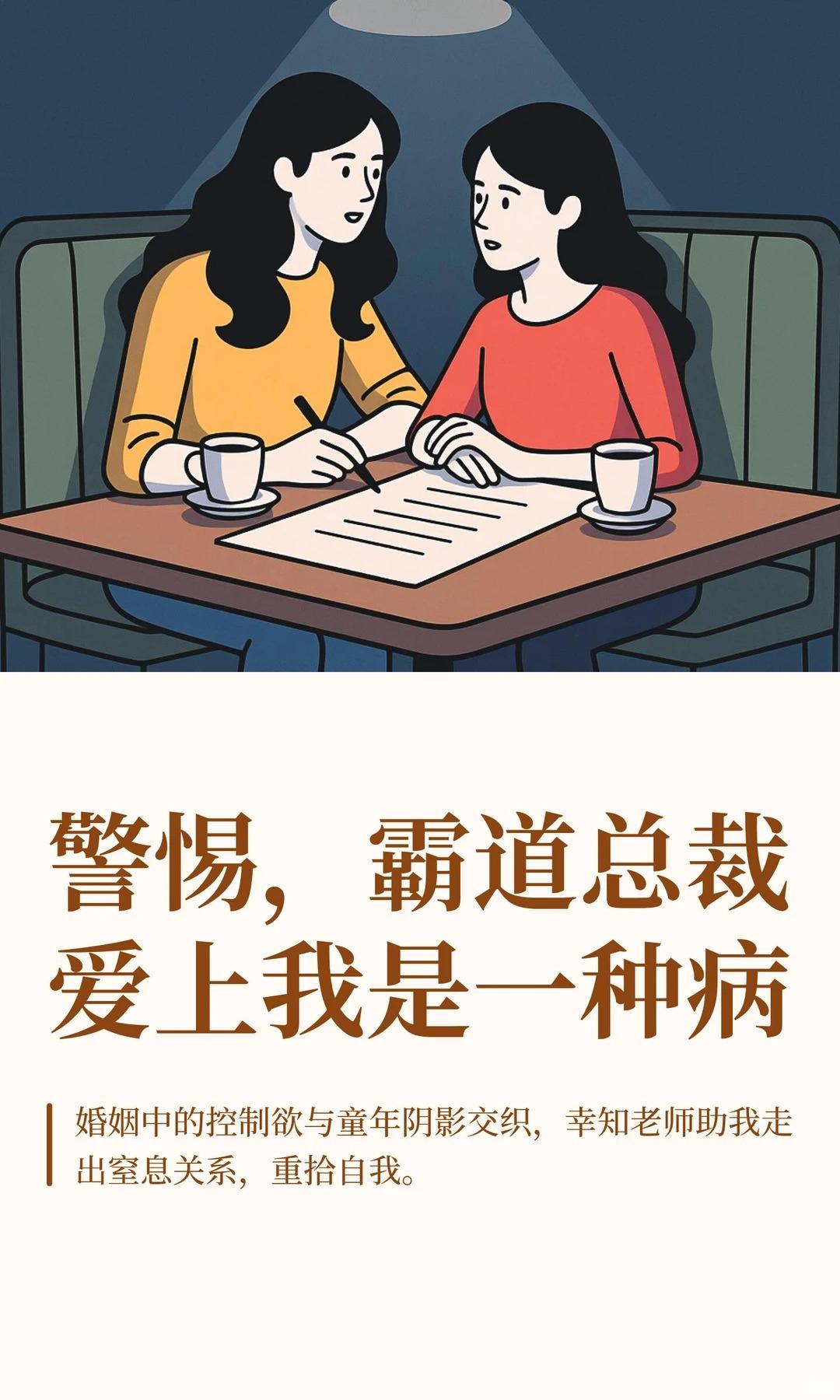 警惕，霸道总裁爱上我是一种病。我曾以为，我的婚姻故事是霸道总裁与甜宠少...