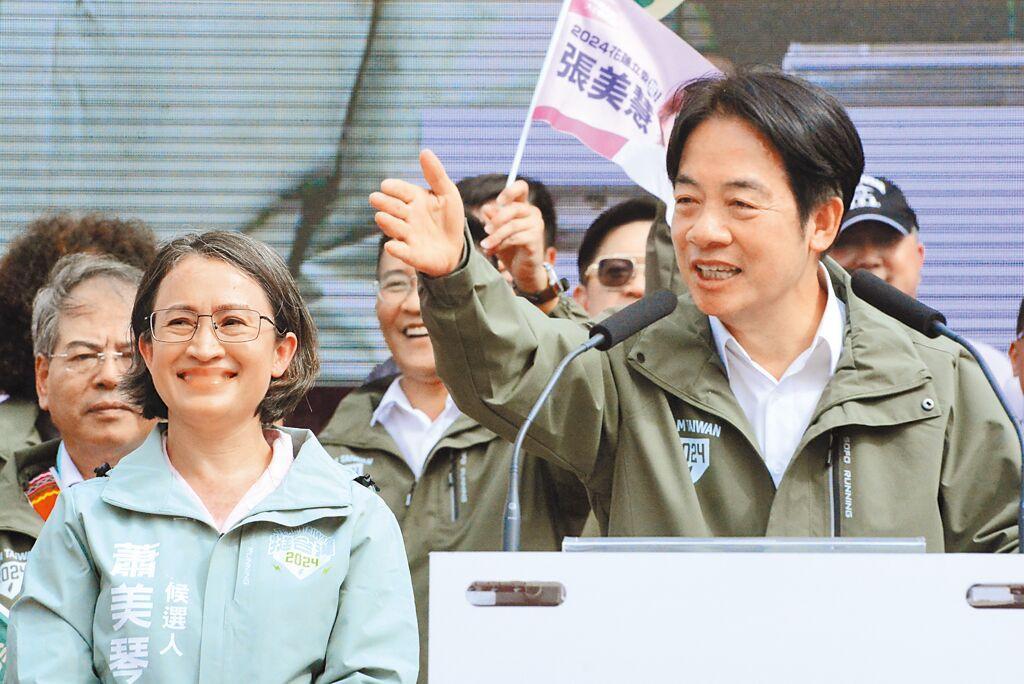 对于不是“侯康”，而是“韩流”？超级星期天，民进党在高雄造势，赖清德、萧美琴均将