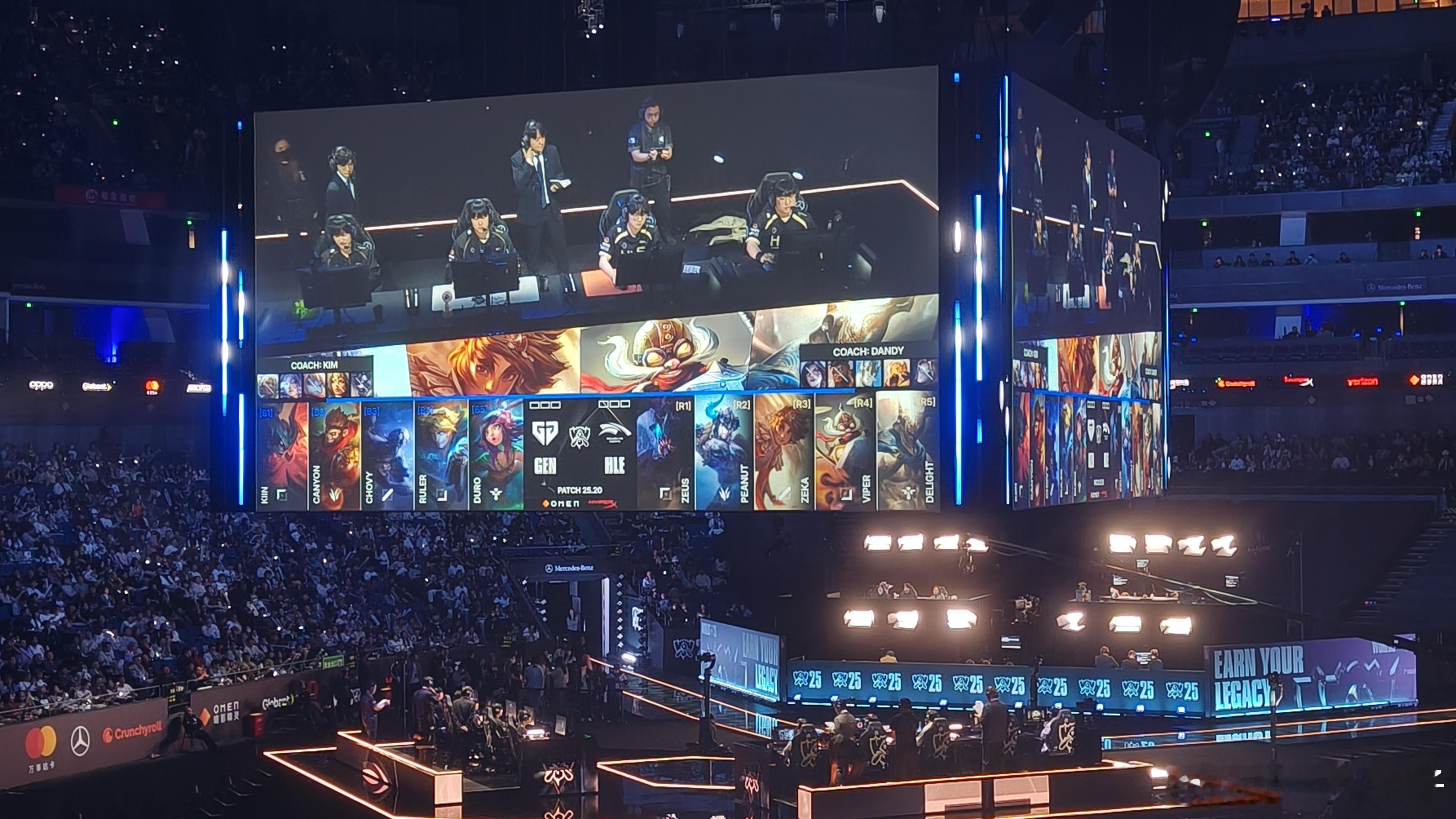 GEN对战HLE S15八强赛第一个bo5开打，首局BP出炉，大伙看好谁先开门红