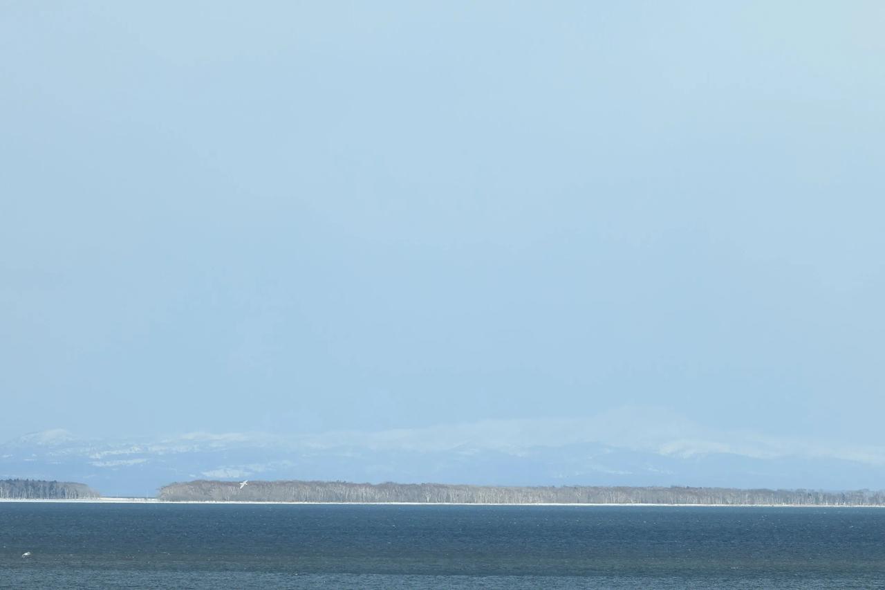 现在日本北海道别海，这最近的海岸距二战后割让给俄罗斯的北方四岛仅16公里。
​图