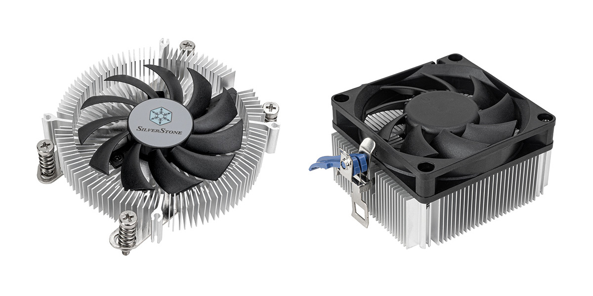 银欣发布两款AM4/AM5下压式散热器高度仅为22/40mm，适配迷你主机银欣近