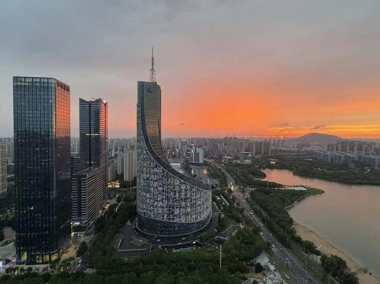 雨后的合肥晚霞！