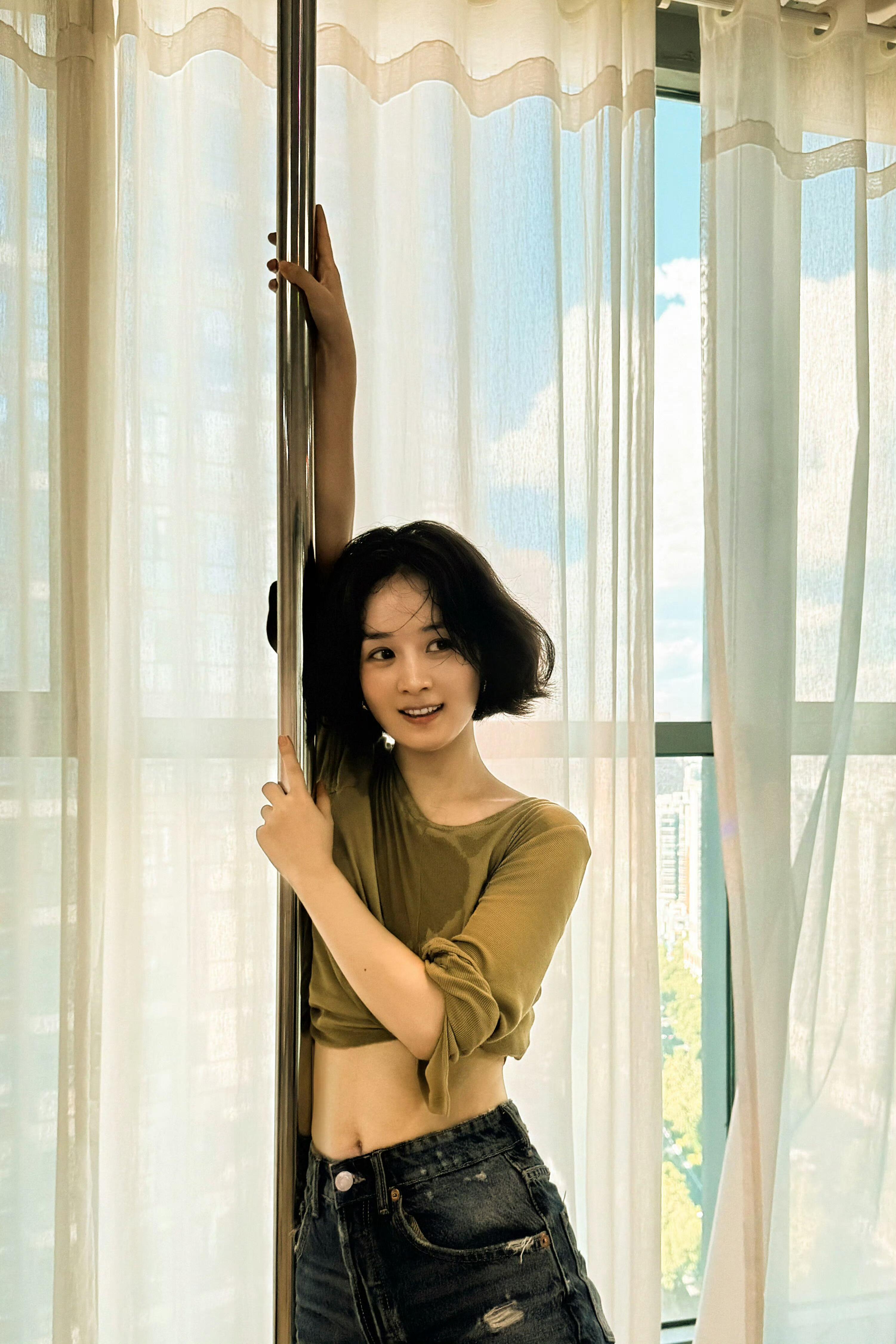 赵丽颖高月香舞蹈训练图训练 