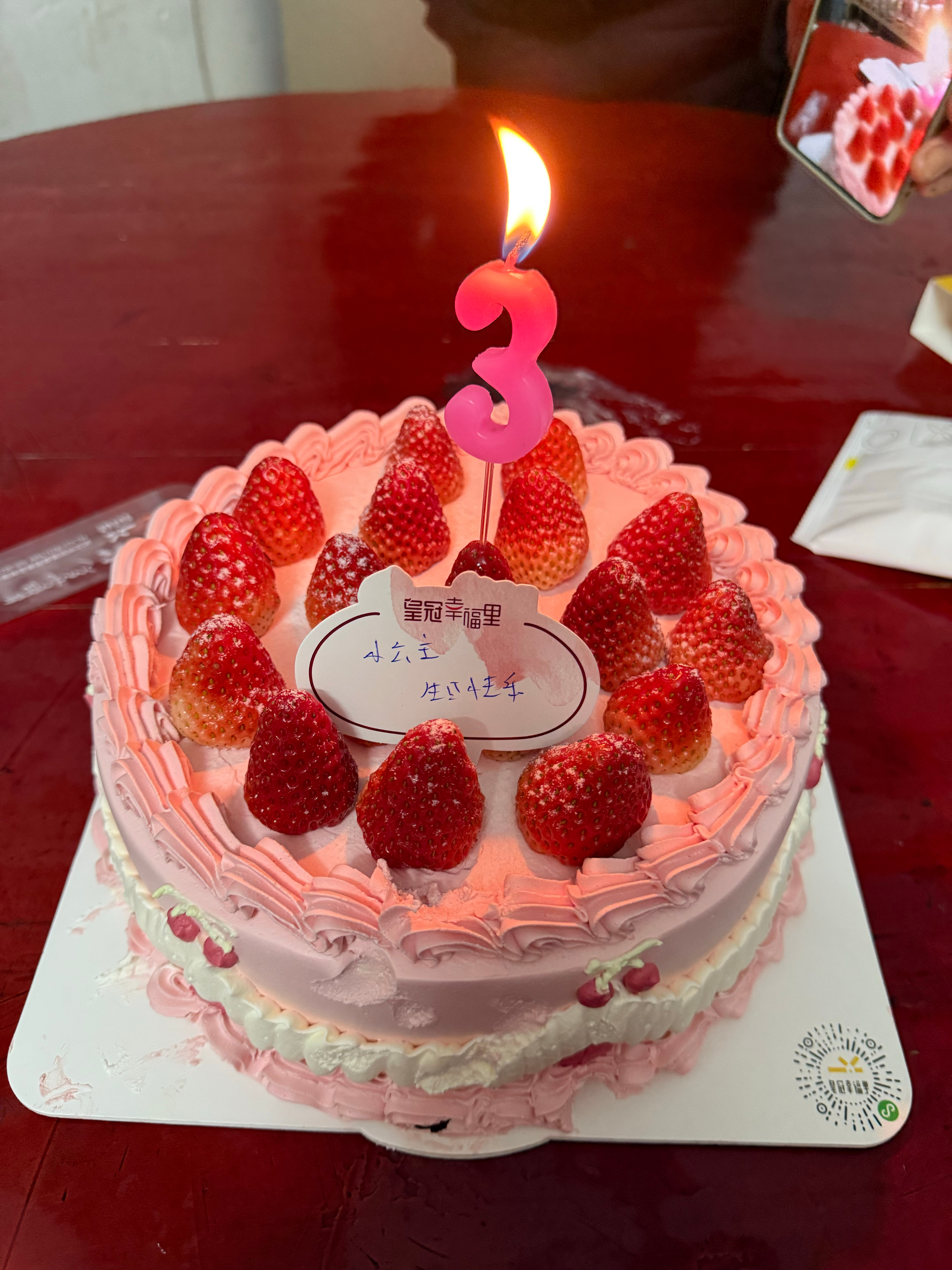 侄女除夕出生的，刚好每年吃年饭和生日一起。被爱包围的3岁，愿你永远在温暖里长大，